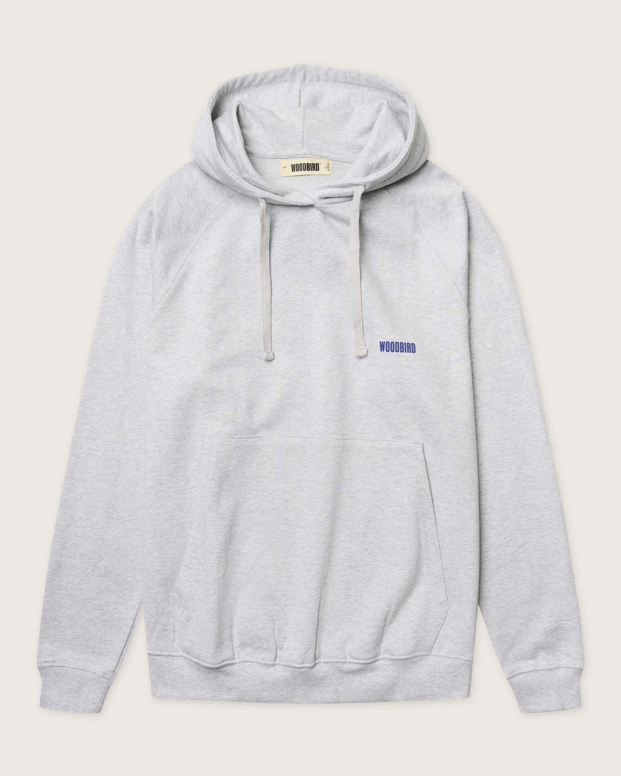 Woodbird WBPaw Hao Hoodie Sweats Grey Melange