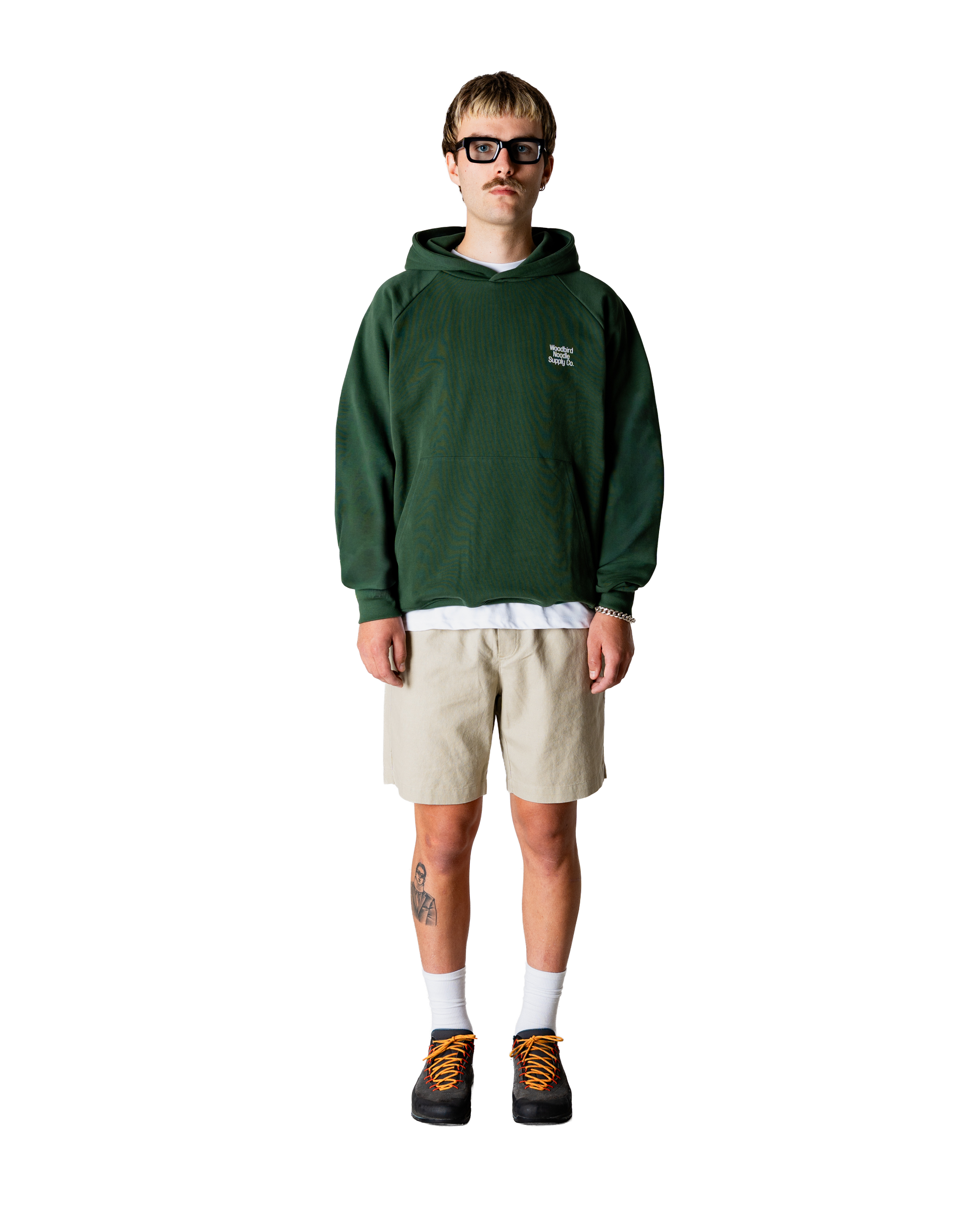 Woodbird WBPaw Supply Hoodie Sweats Pine Green