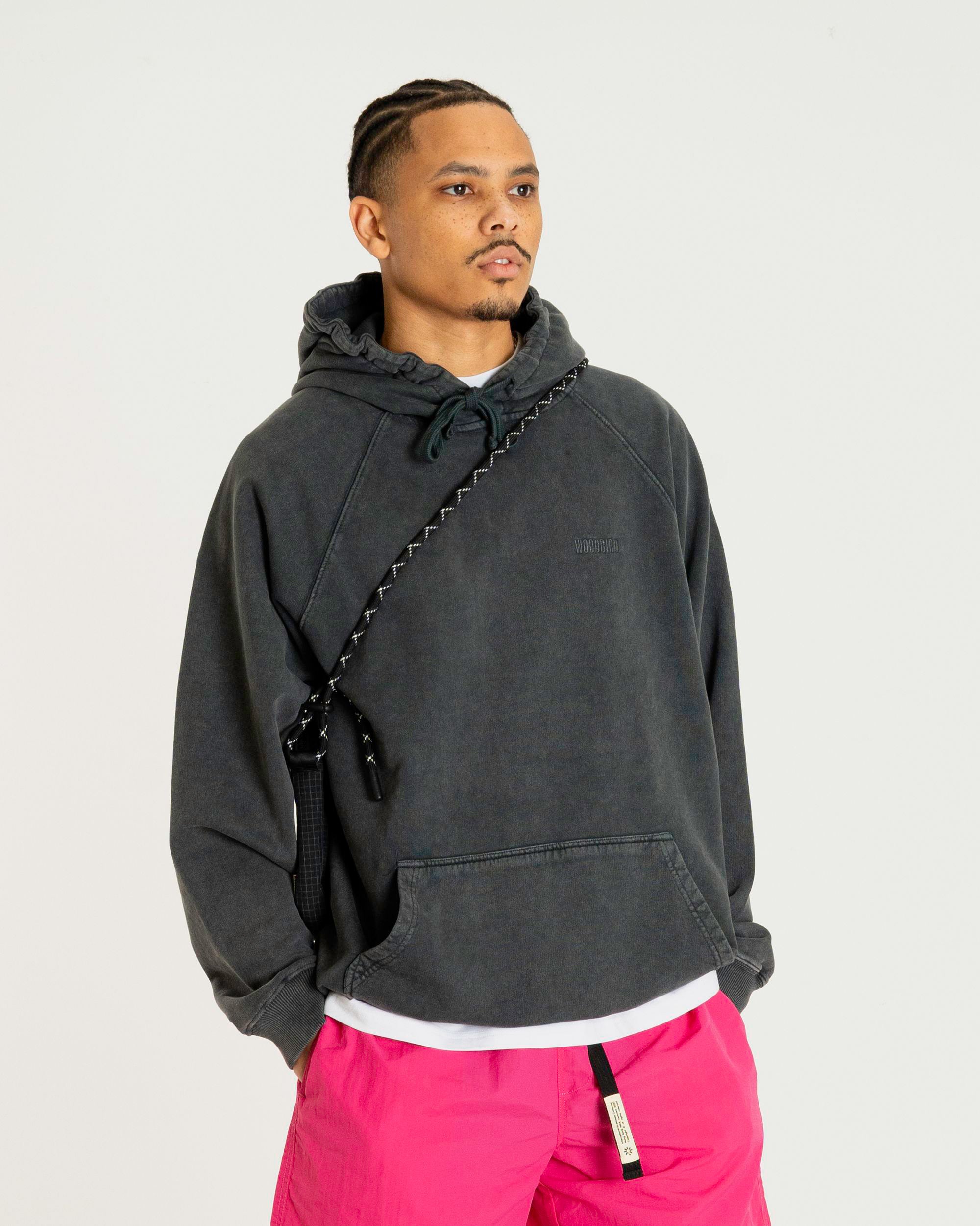 Woodbird WBPaw Washed Hoodie Sweats Black