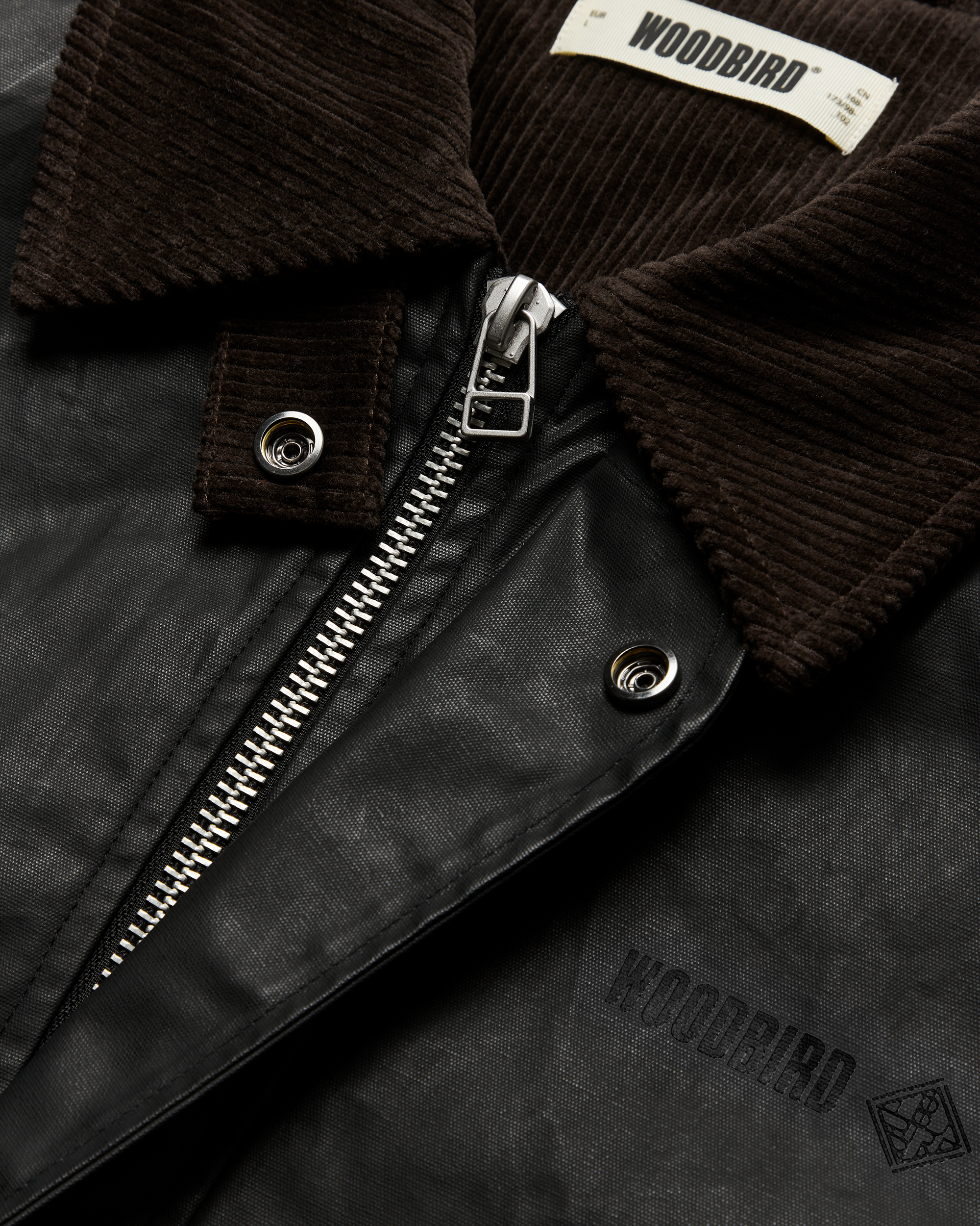 Woodbird WBPing Waxed Coat Outerwear Black