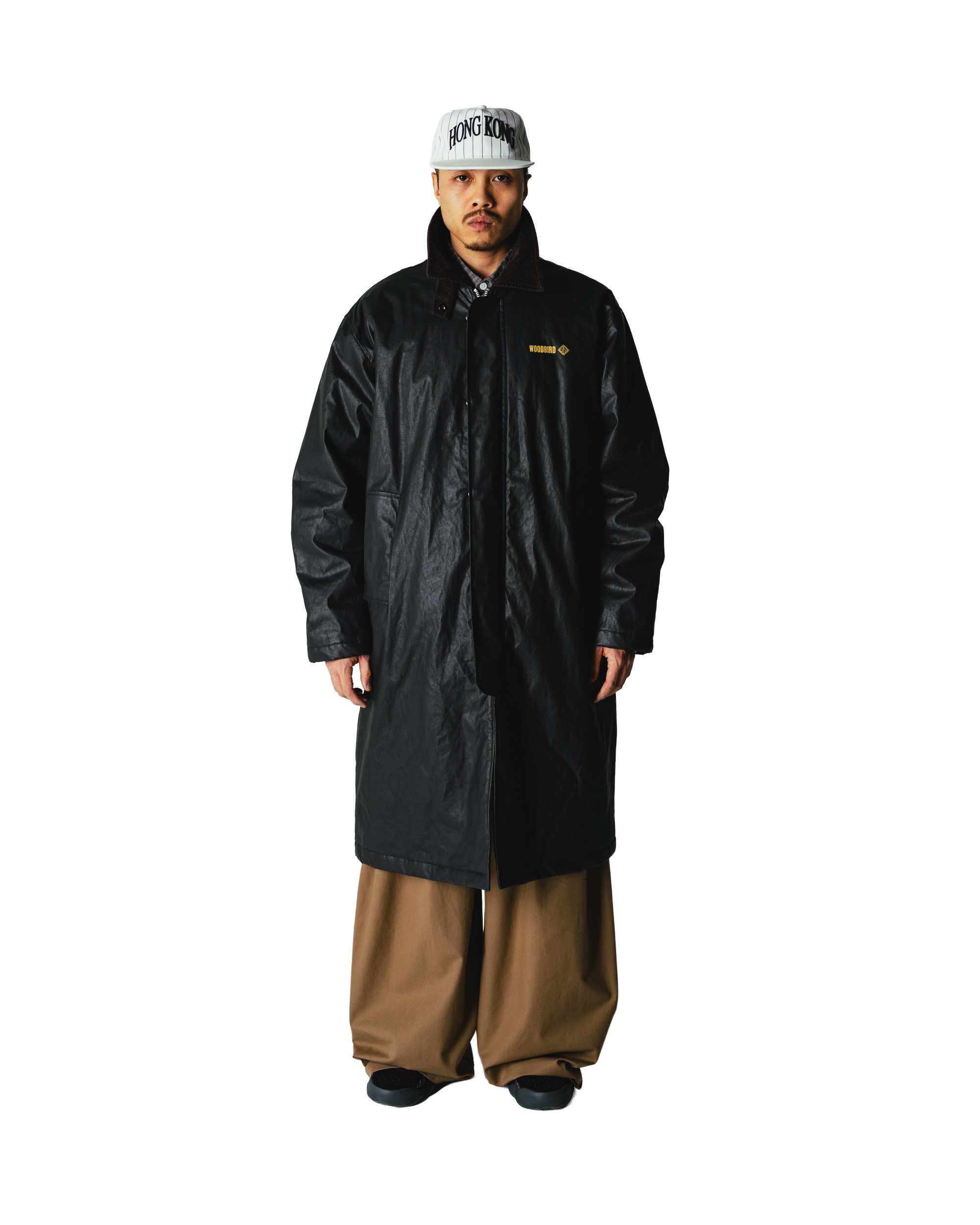 Woodbird WBPing Waxed Coat Outerwear Black