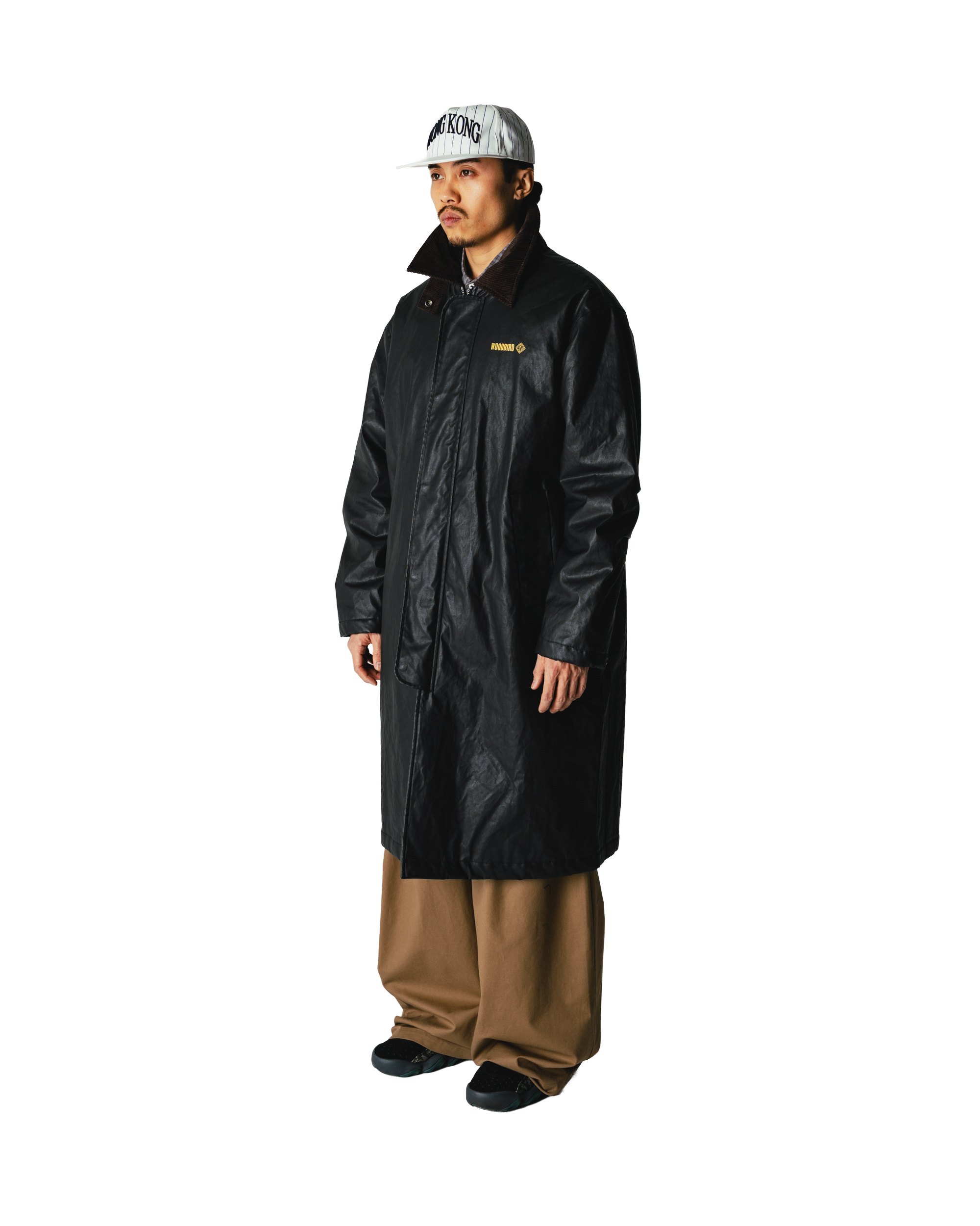 Woodbird WBPing Waxed Coat Outerwear Black