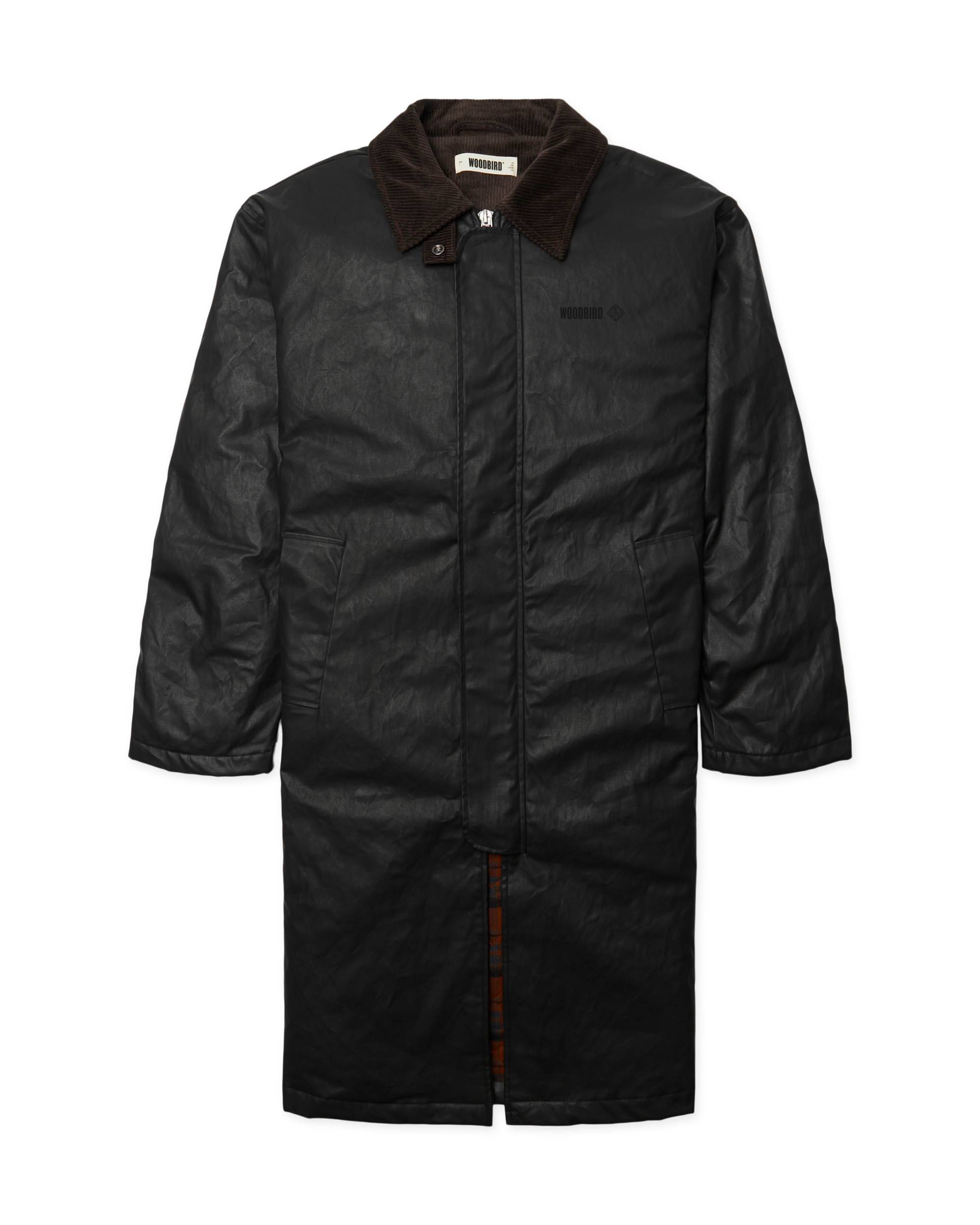 Woodbird WBPing Waxed Coat Outerwear Black