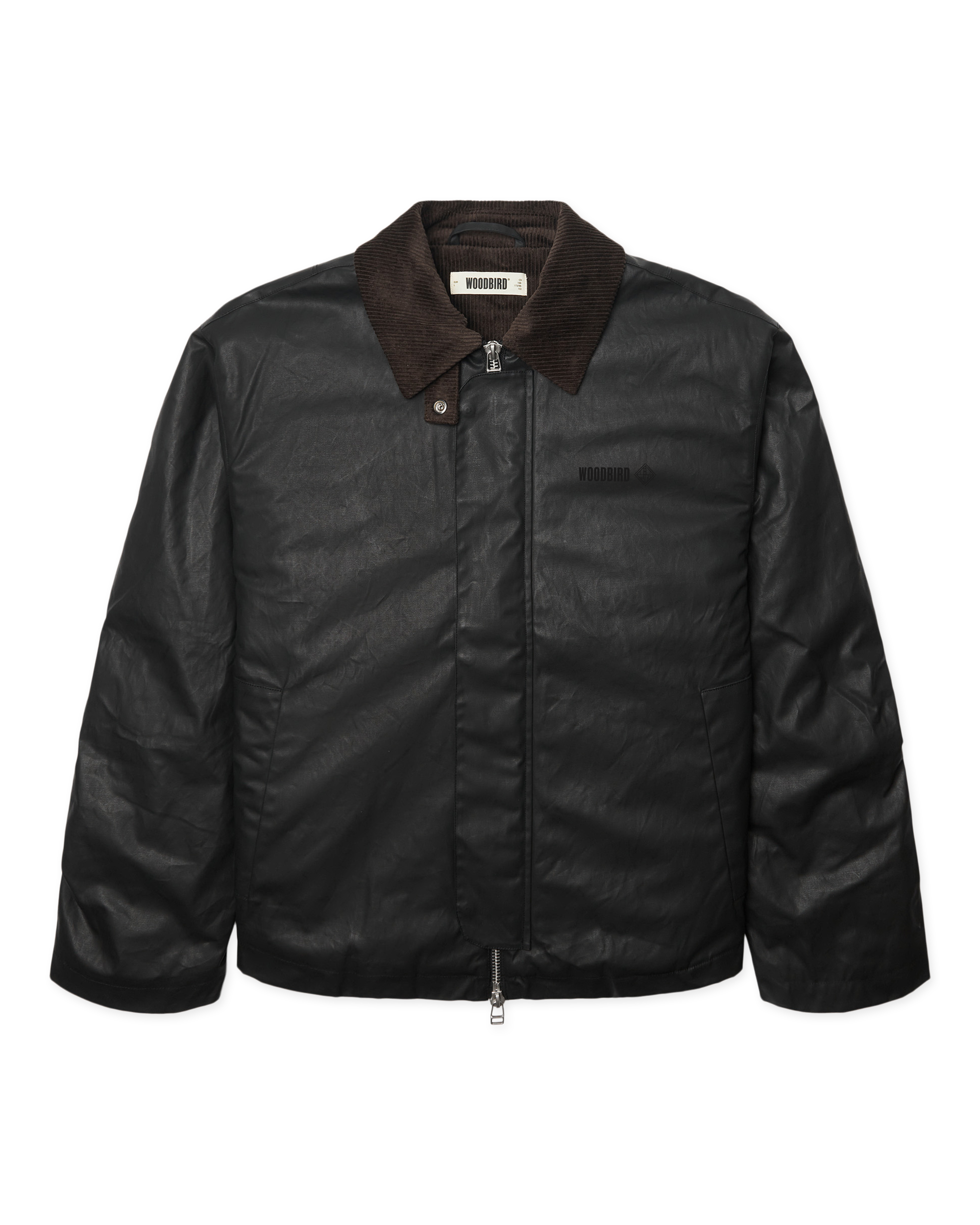 Woodbird WBPing Waxed Short Jacket Outerwear Black