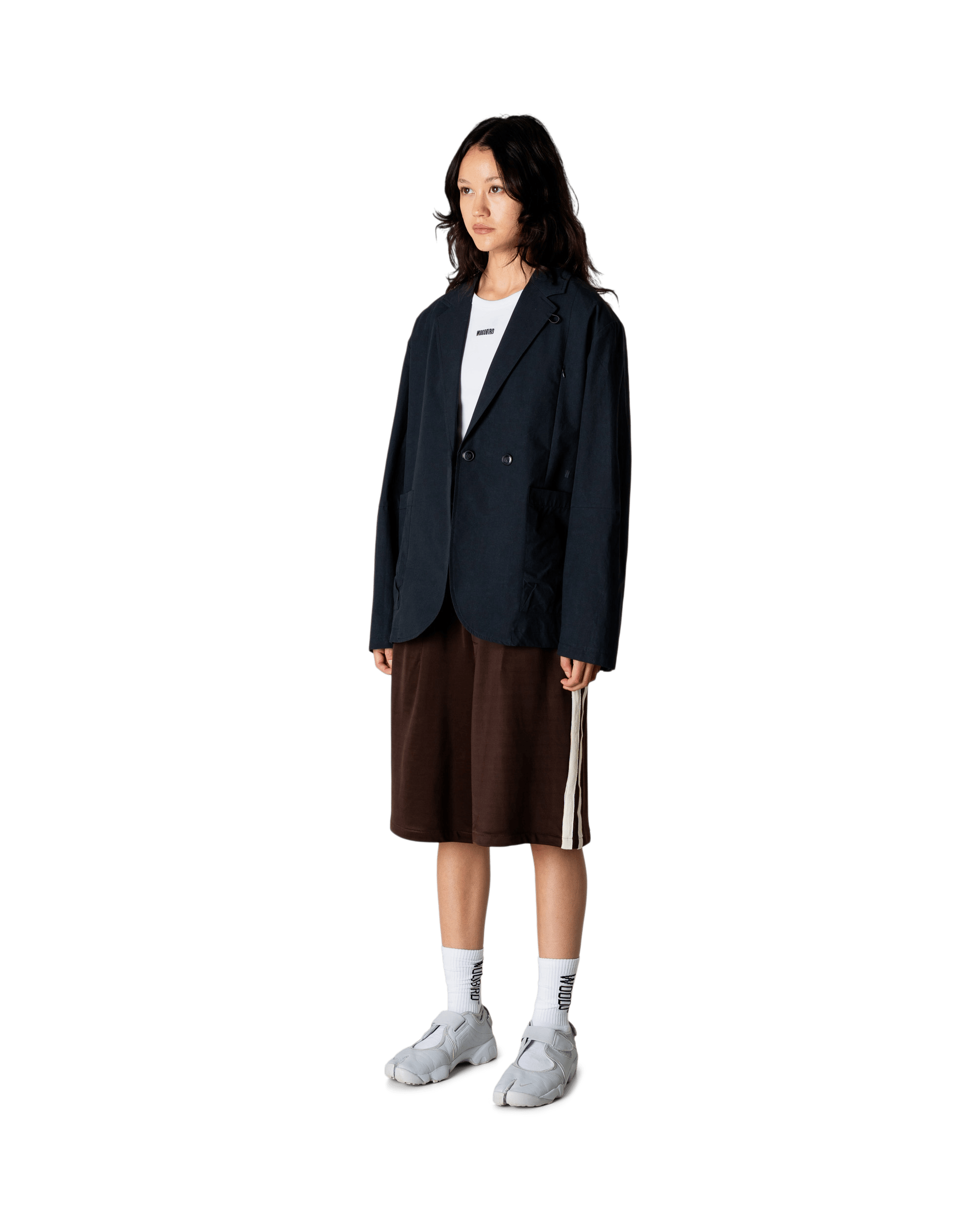 Woodbird Female WBPoke Track Shorts Shorts Dark Brown