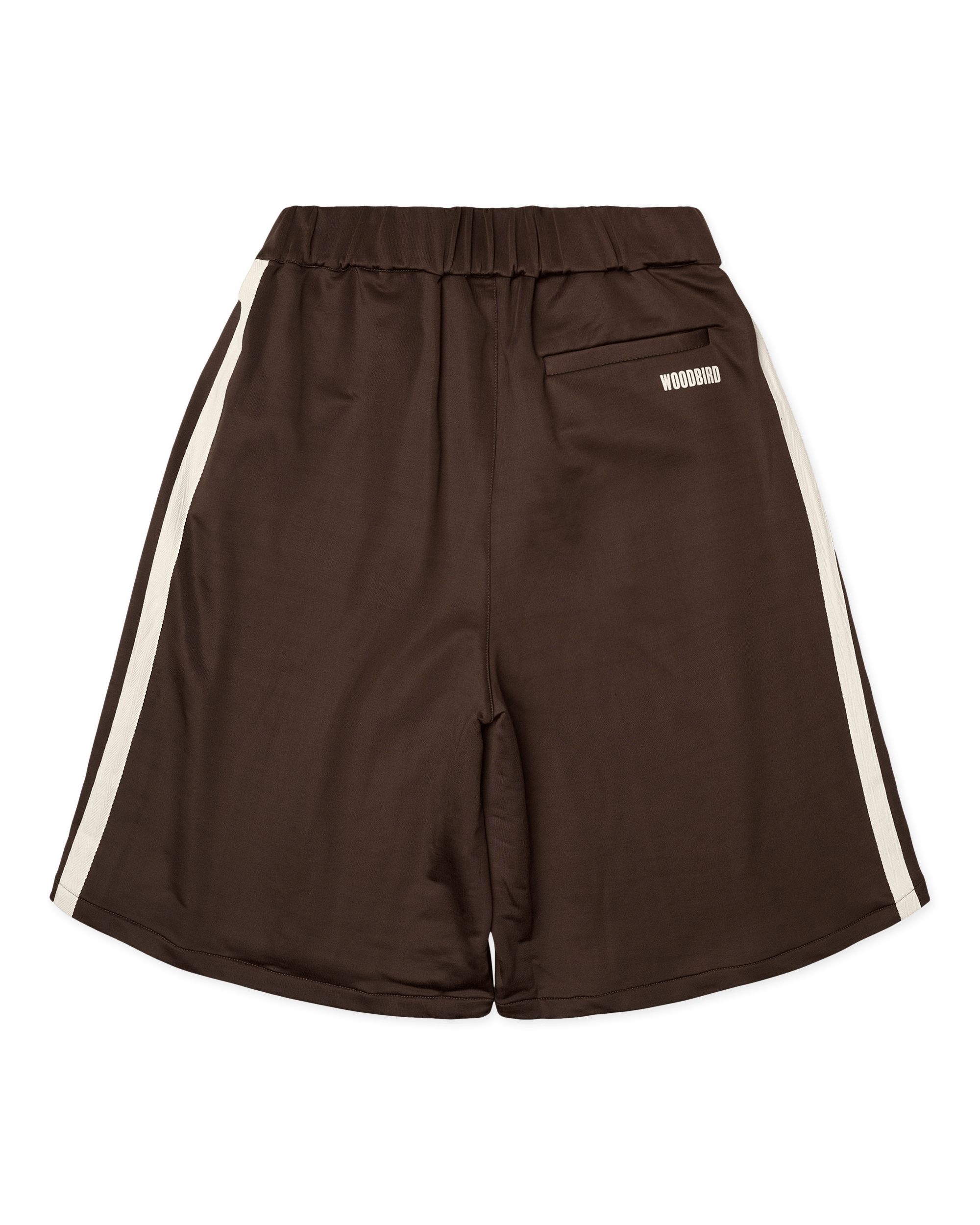Woodbird Female WBPoke Track Shorts Shorts Dark Brown