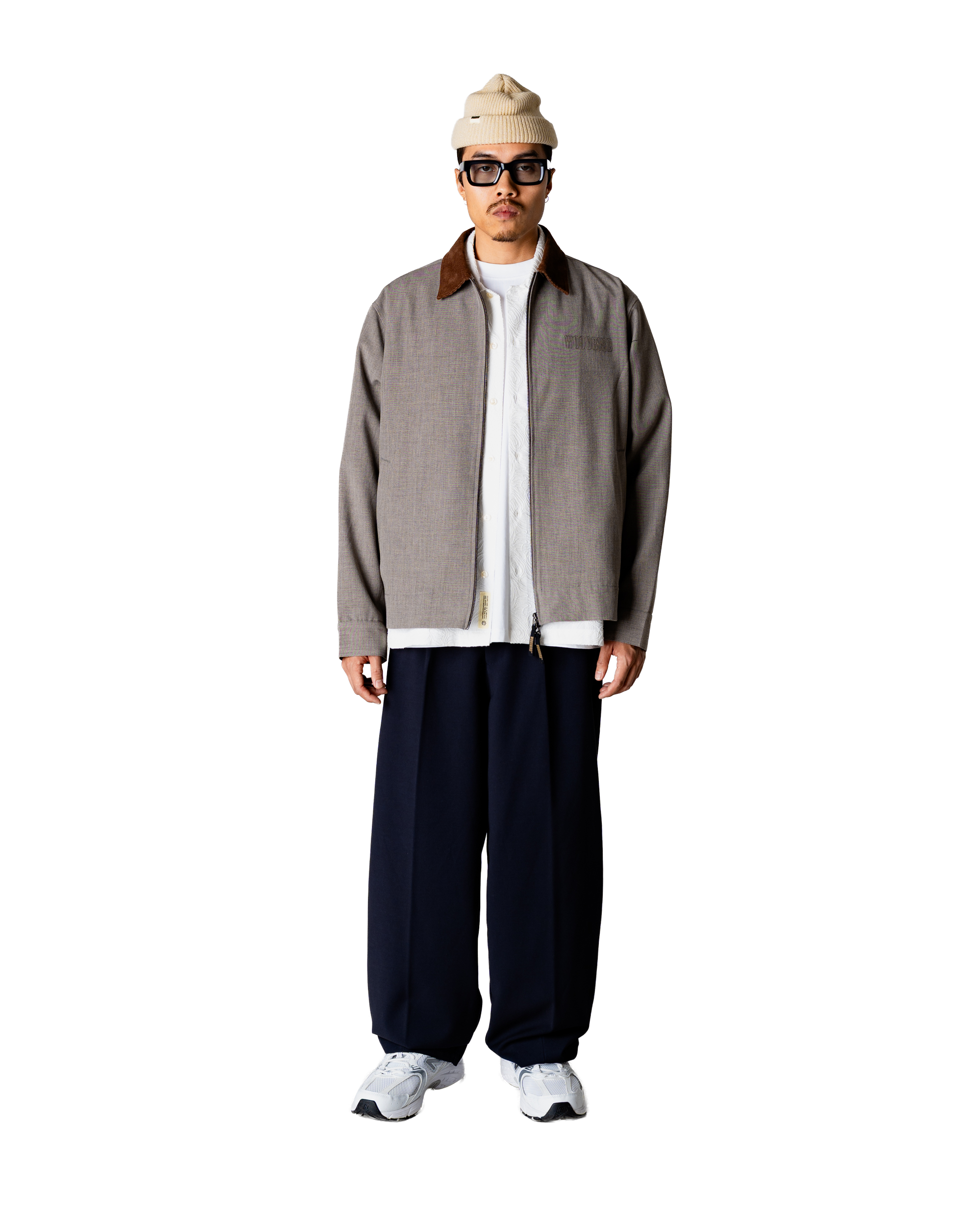 Woodbird WBPon Guan Work Jacket Jackets Sand Melange