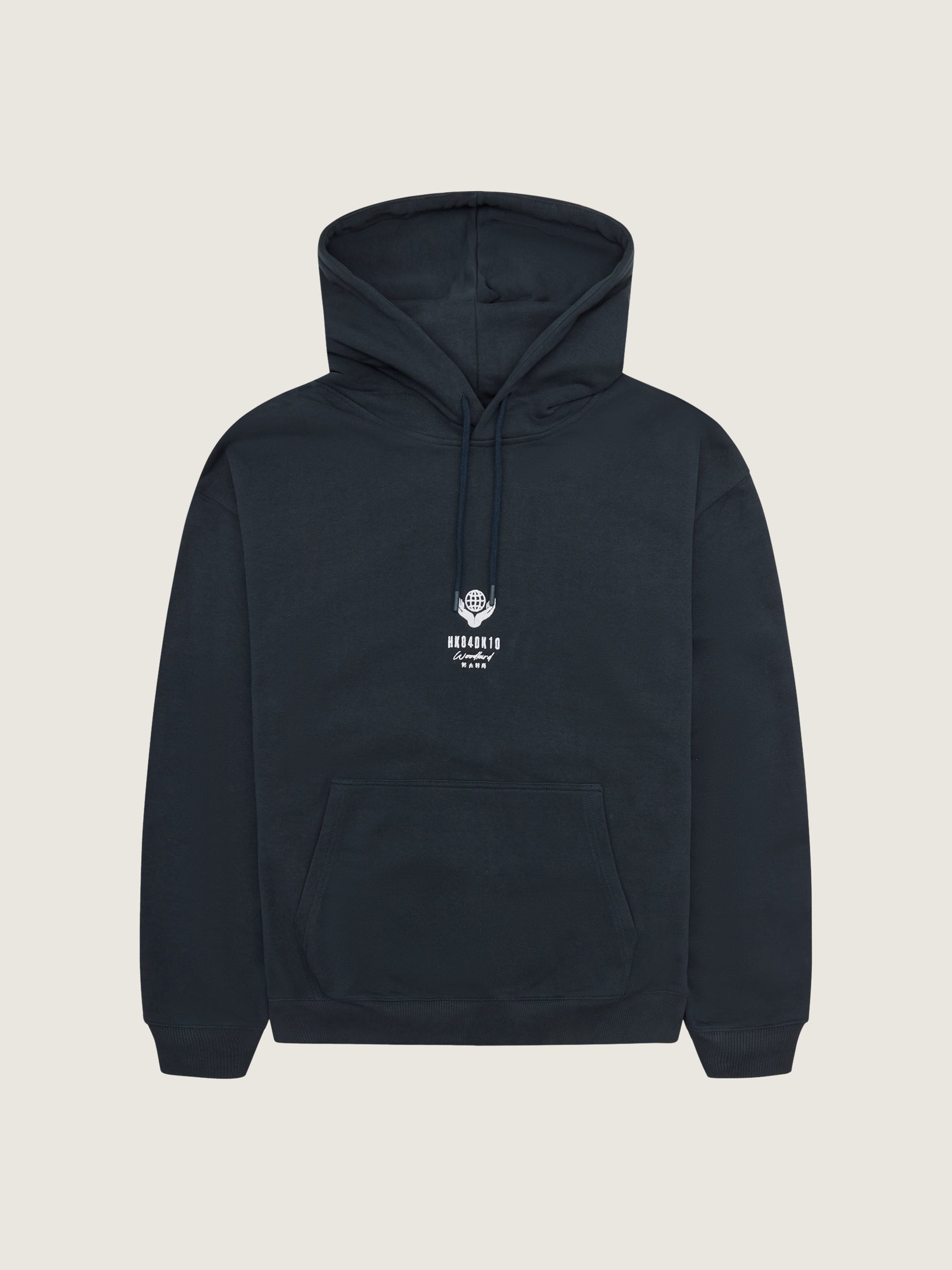 Woodbird WBPope Globe Hoodie Sweats Navy