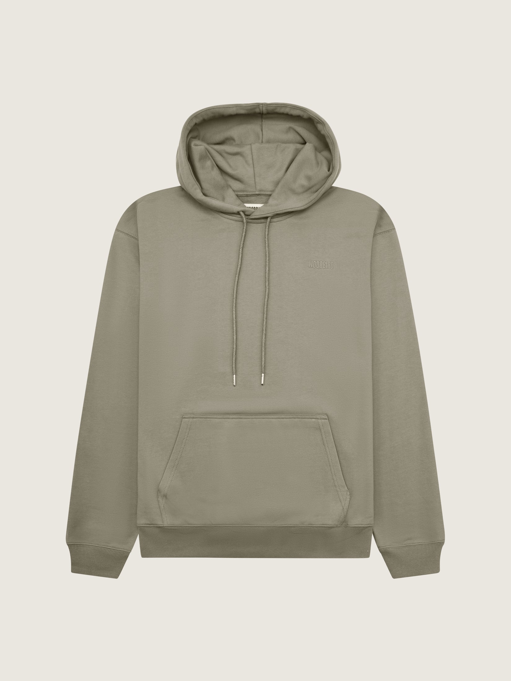 Woodbird WBPope Home Hoodie Sweats Dark Beige