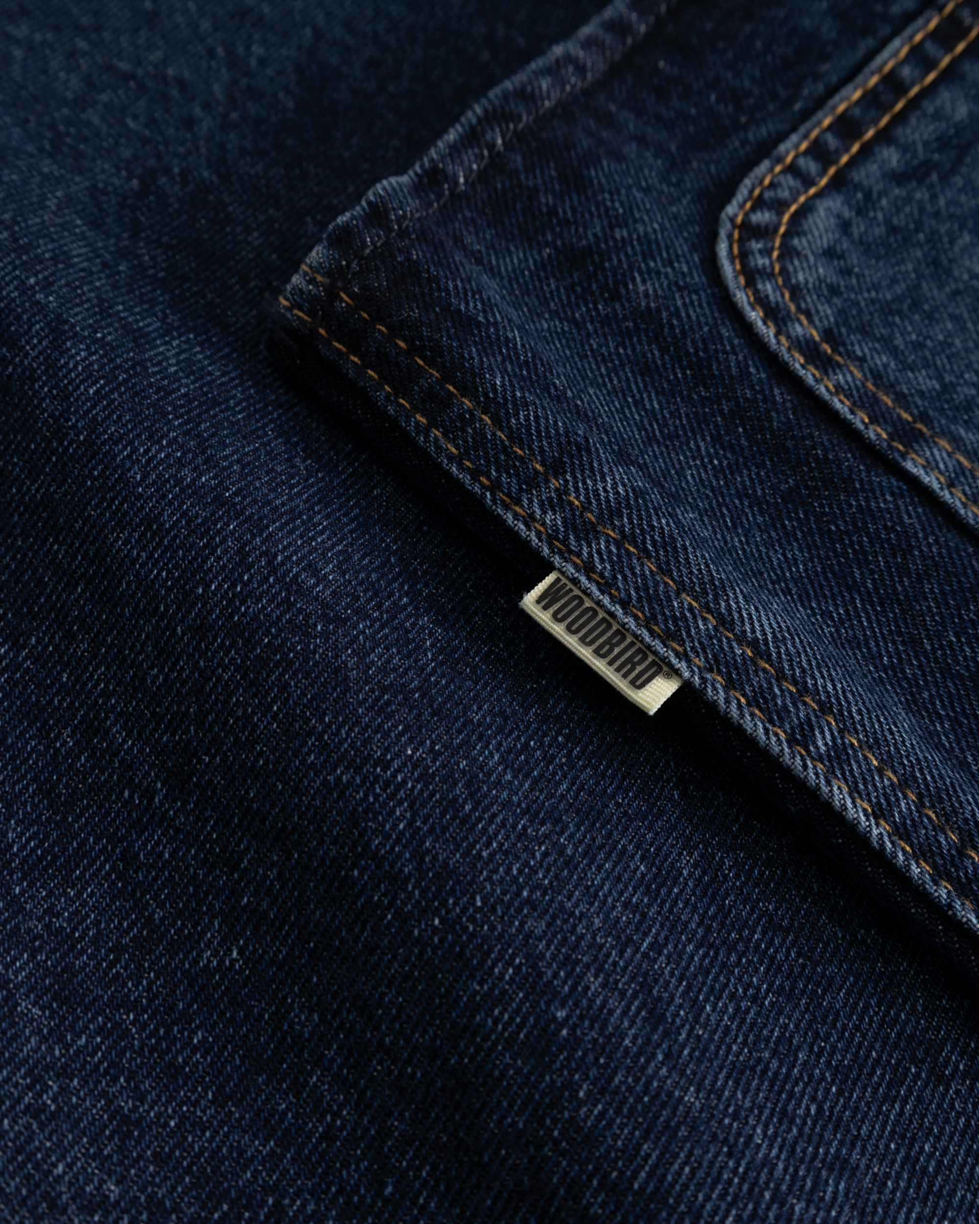 Woodbird Female WBRachel 90's Denim Vest Jackets Dark Blue