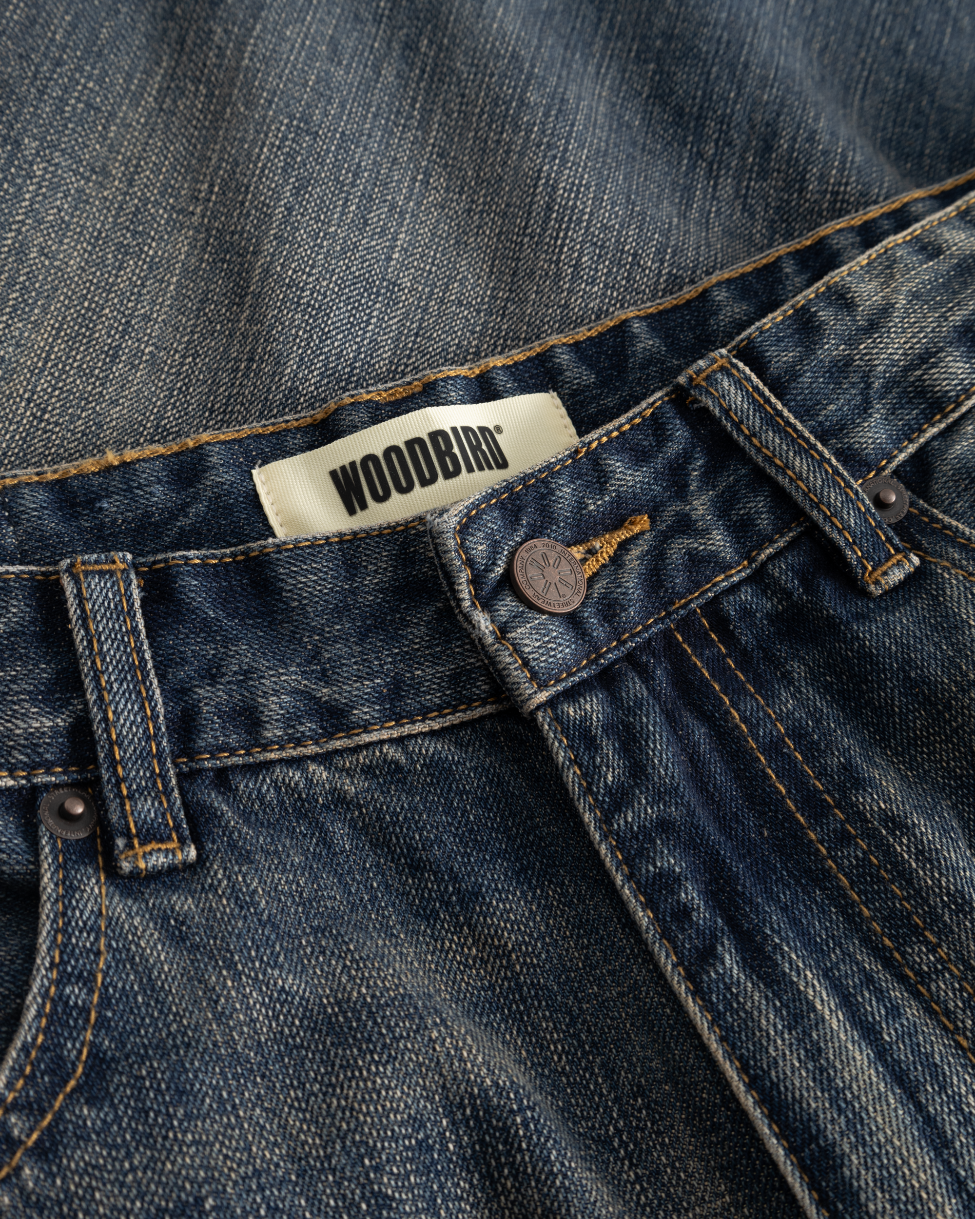 Woodbird WBRami Buff Shorts Shorts Dark Blue