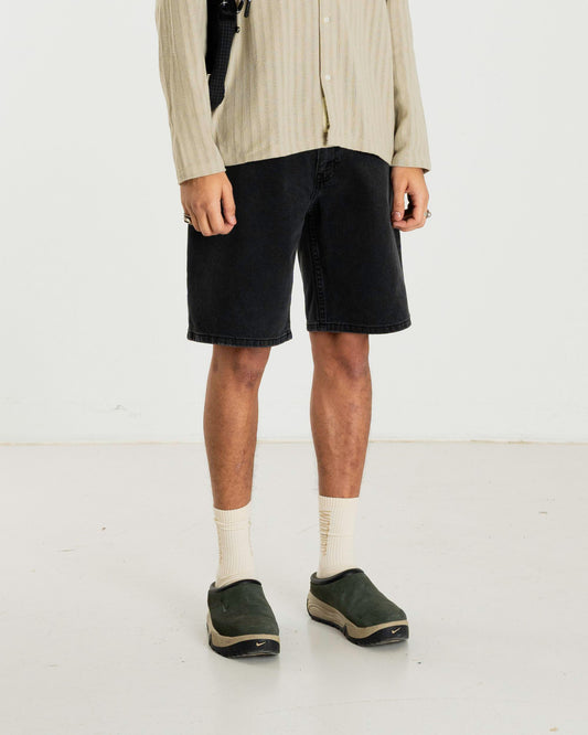 Woodbird WBRami Crow Shorts Shorts Black Vintage