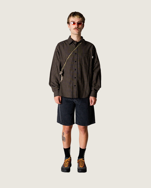 Woodbird WBRami Crow Shorts Shorts Black Vintage