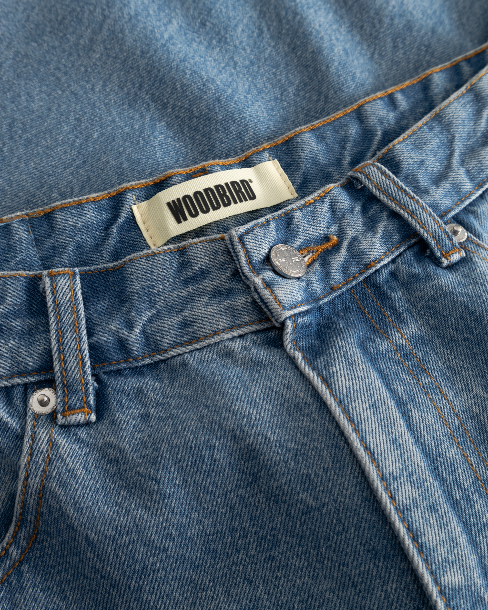 Woodbird WBRami Orig Jeans Jeans Blue Washed