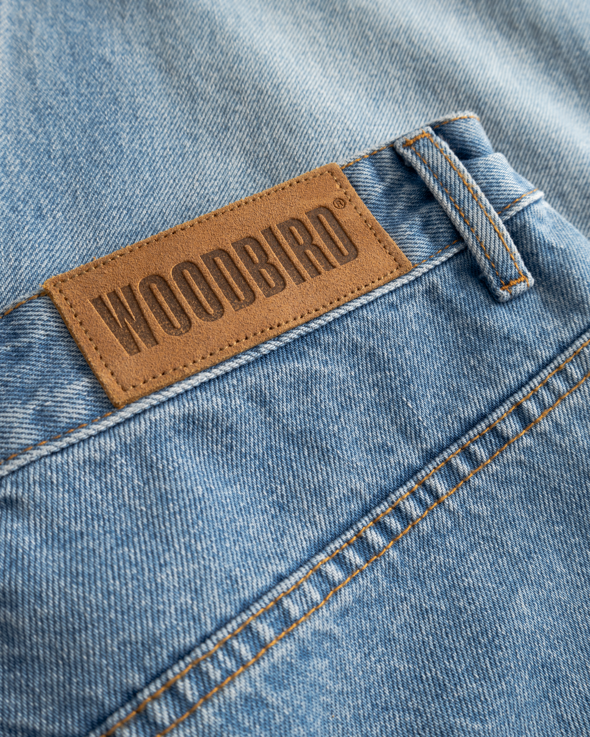 Woodbird WBRami Orig Jeans Jeans Blue Washed