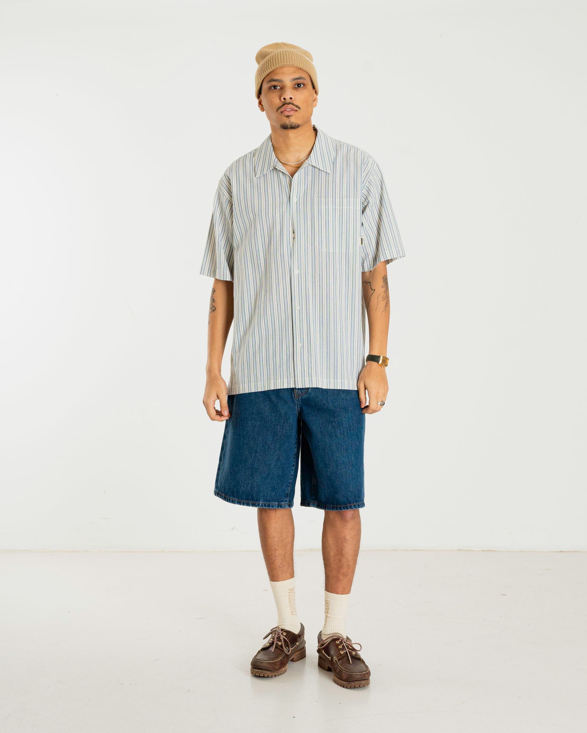 Woodbird WBRami Stone Shorts Shorts Blue