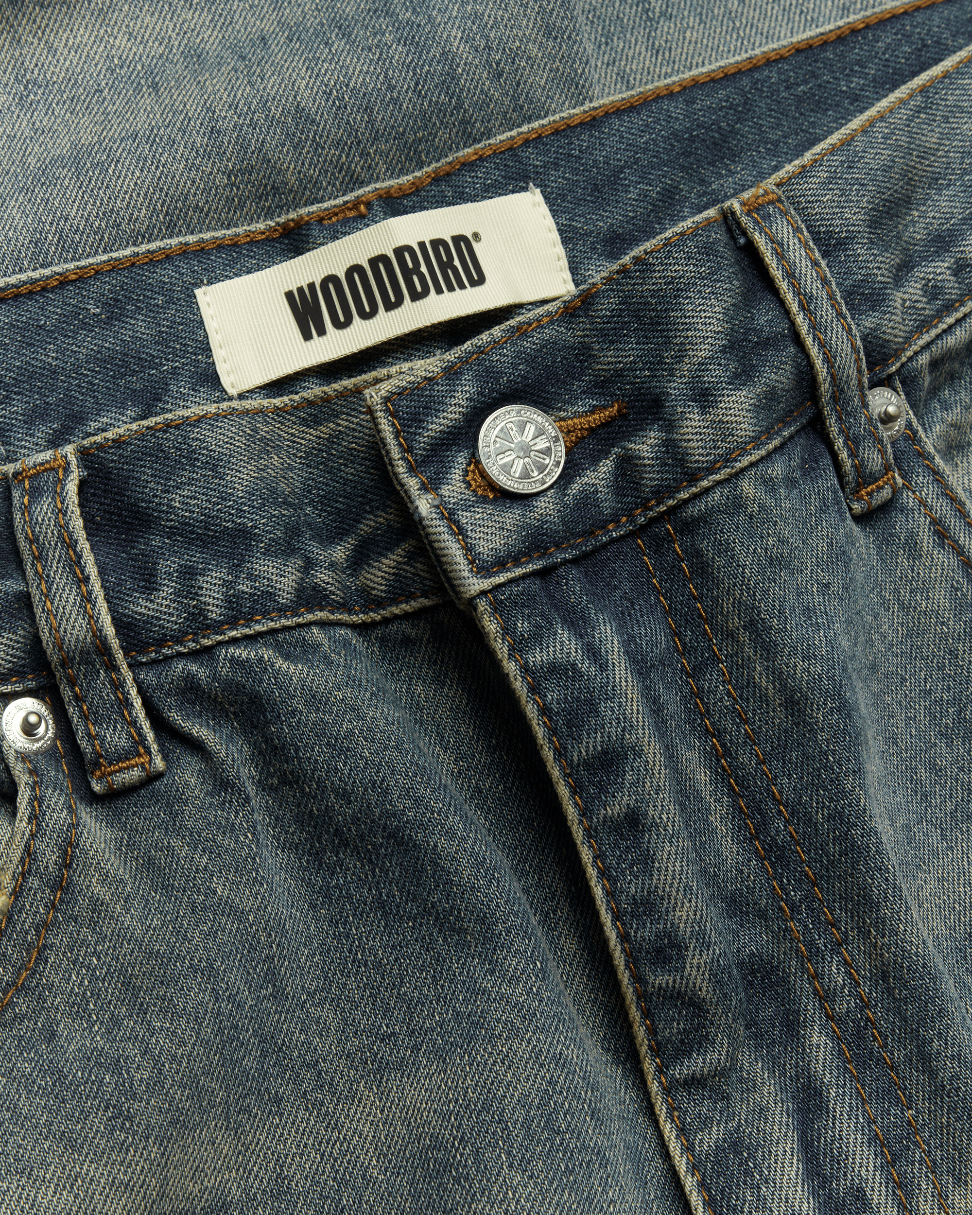 Woodbird WBRami Vintage Jeans Jeans Washed Mid Blue