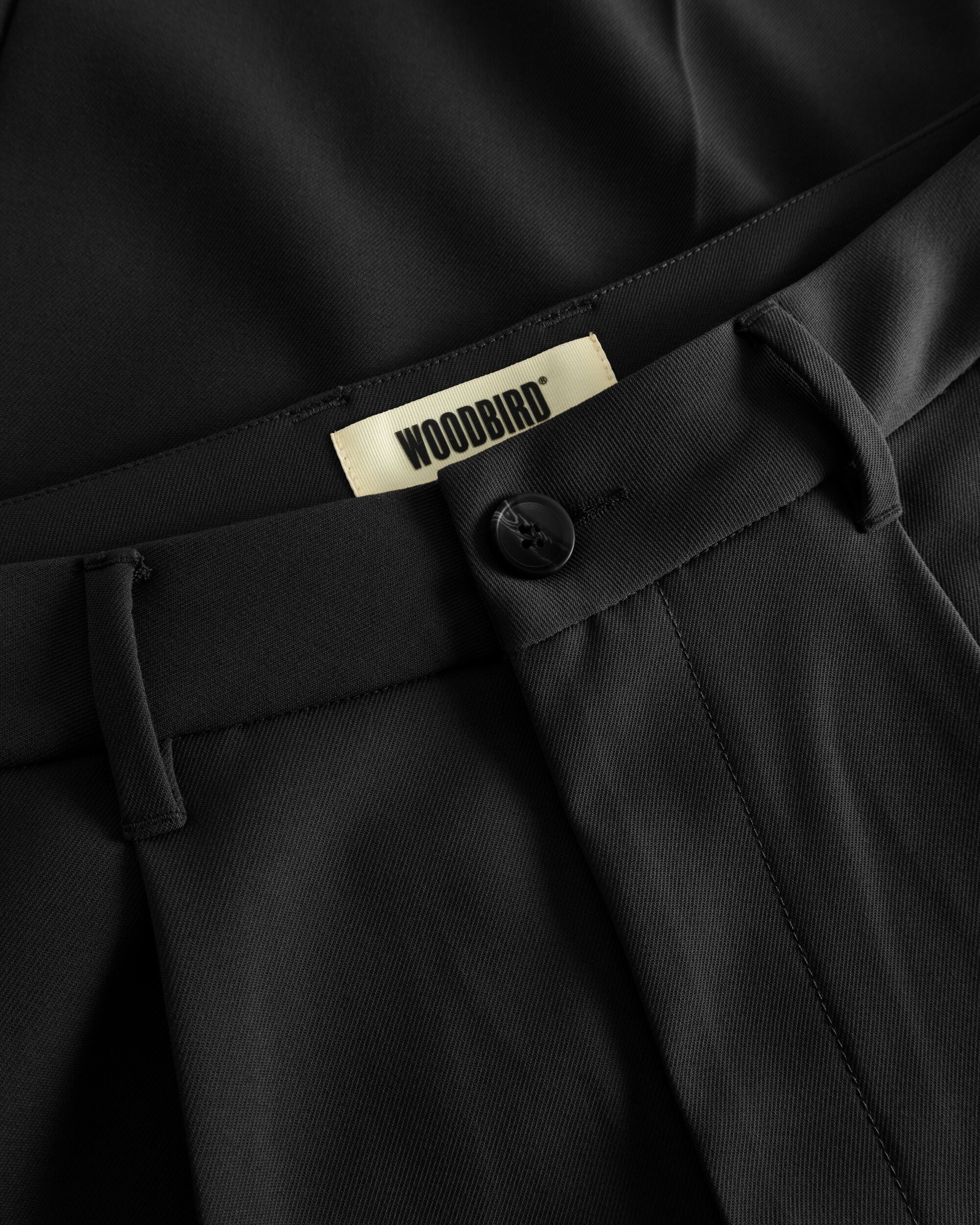 Woodbird WBRick Nickle Pant Pants Black