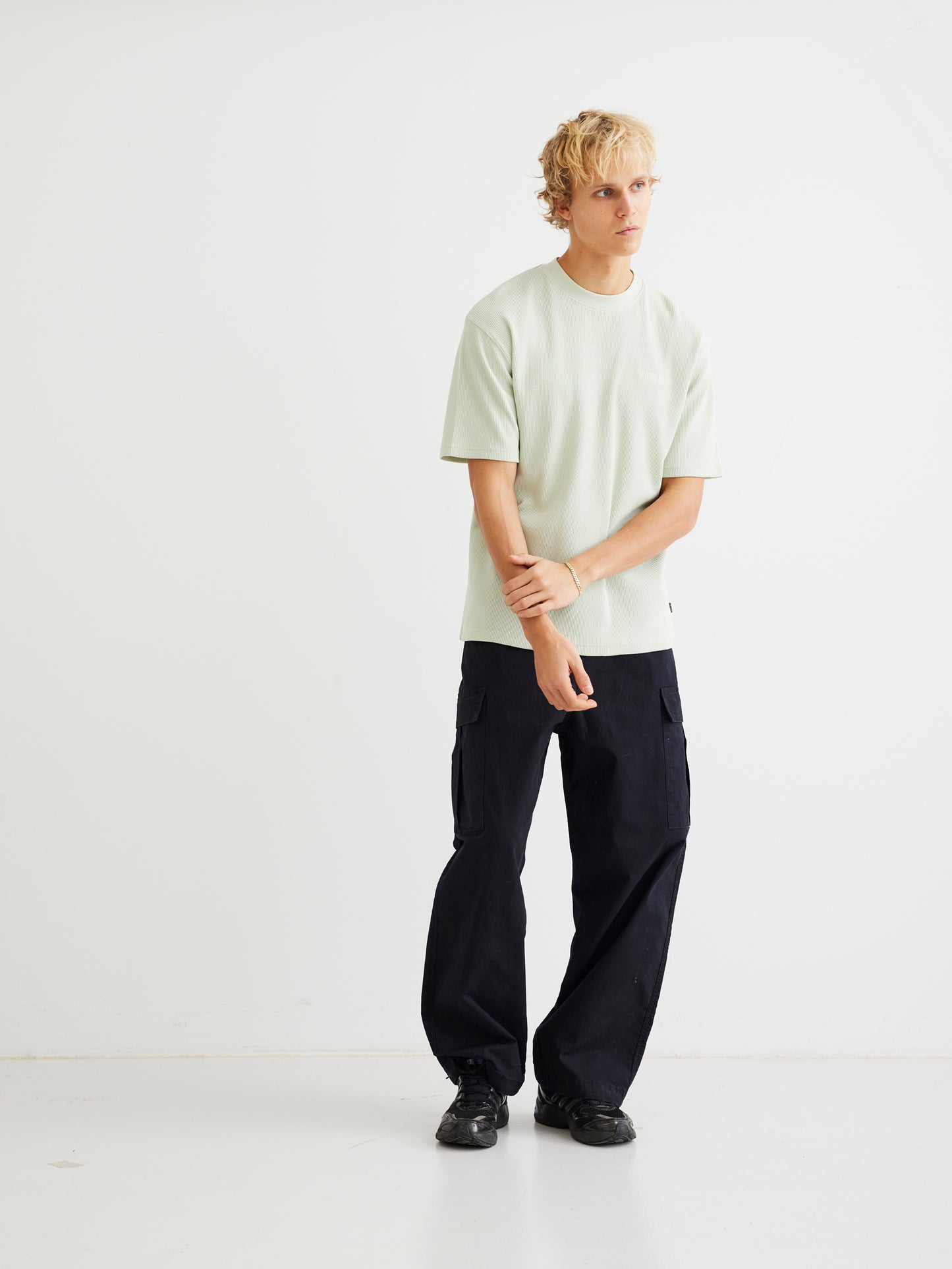 Woodbird WBRick Rib-Tech Cargo Pants Black