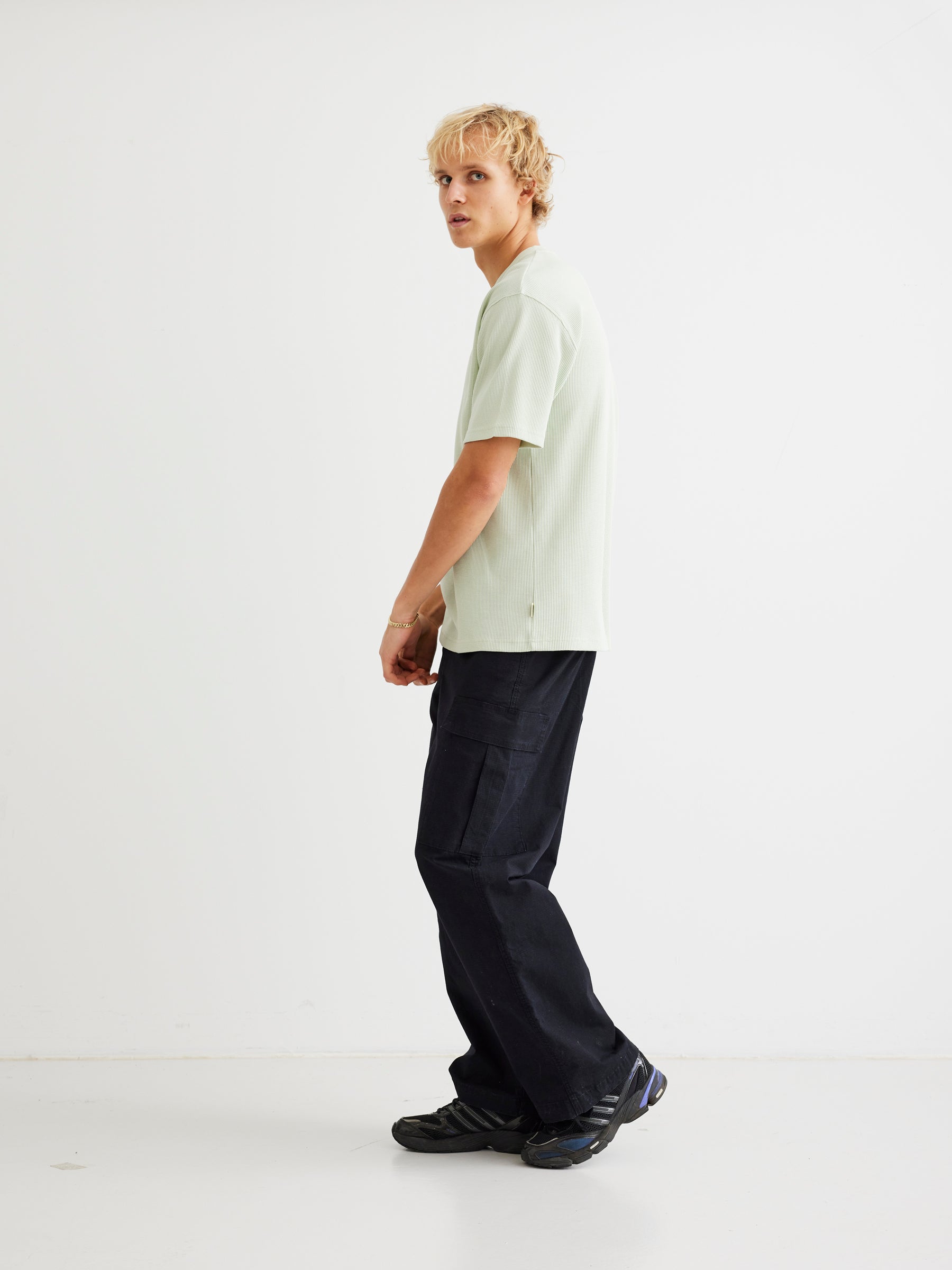 Woodbird WBRick Rib-Tech Cargo Pants Black