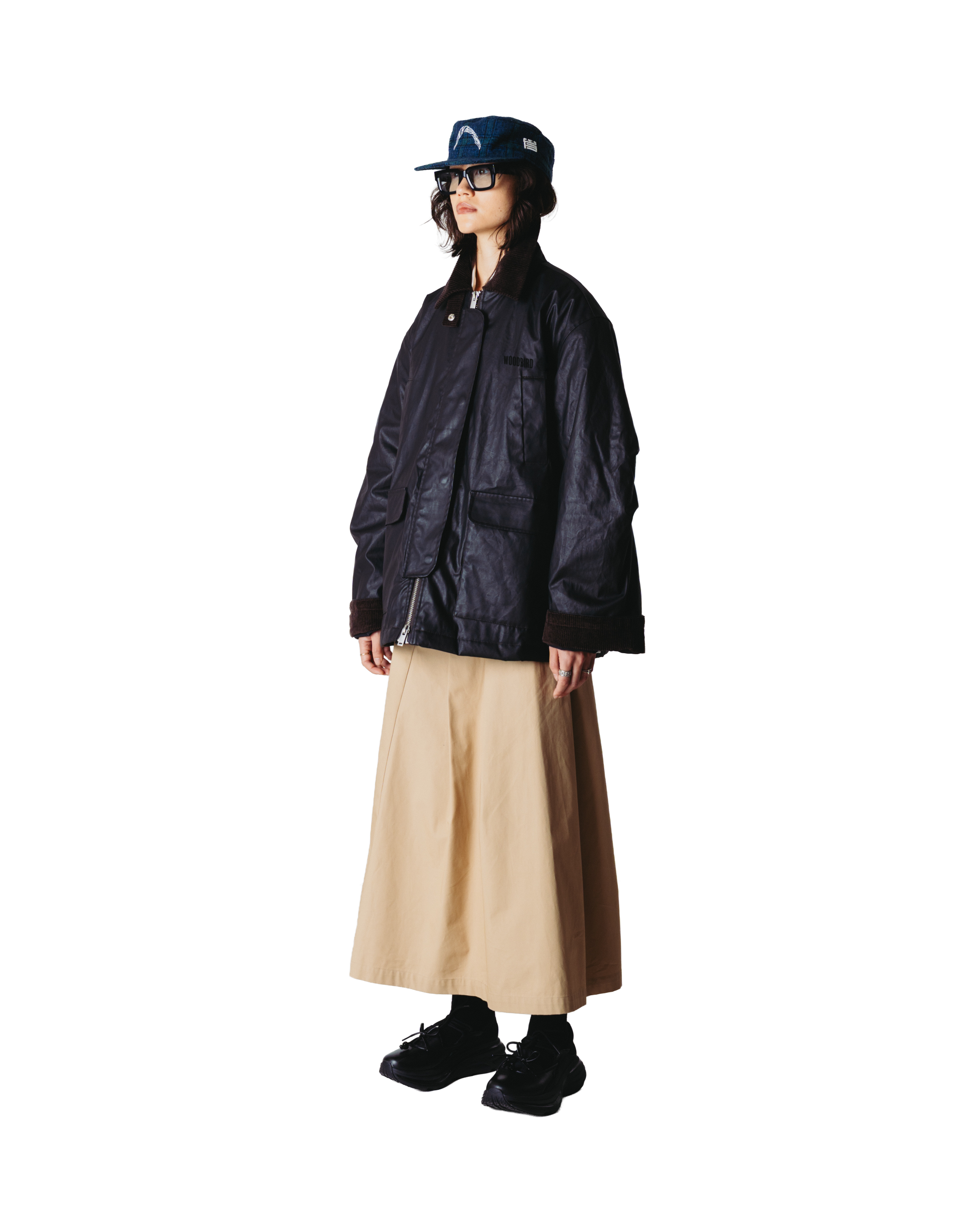 Woodbird Female WBRui Waxed Jacket Outerwear Black
