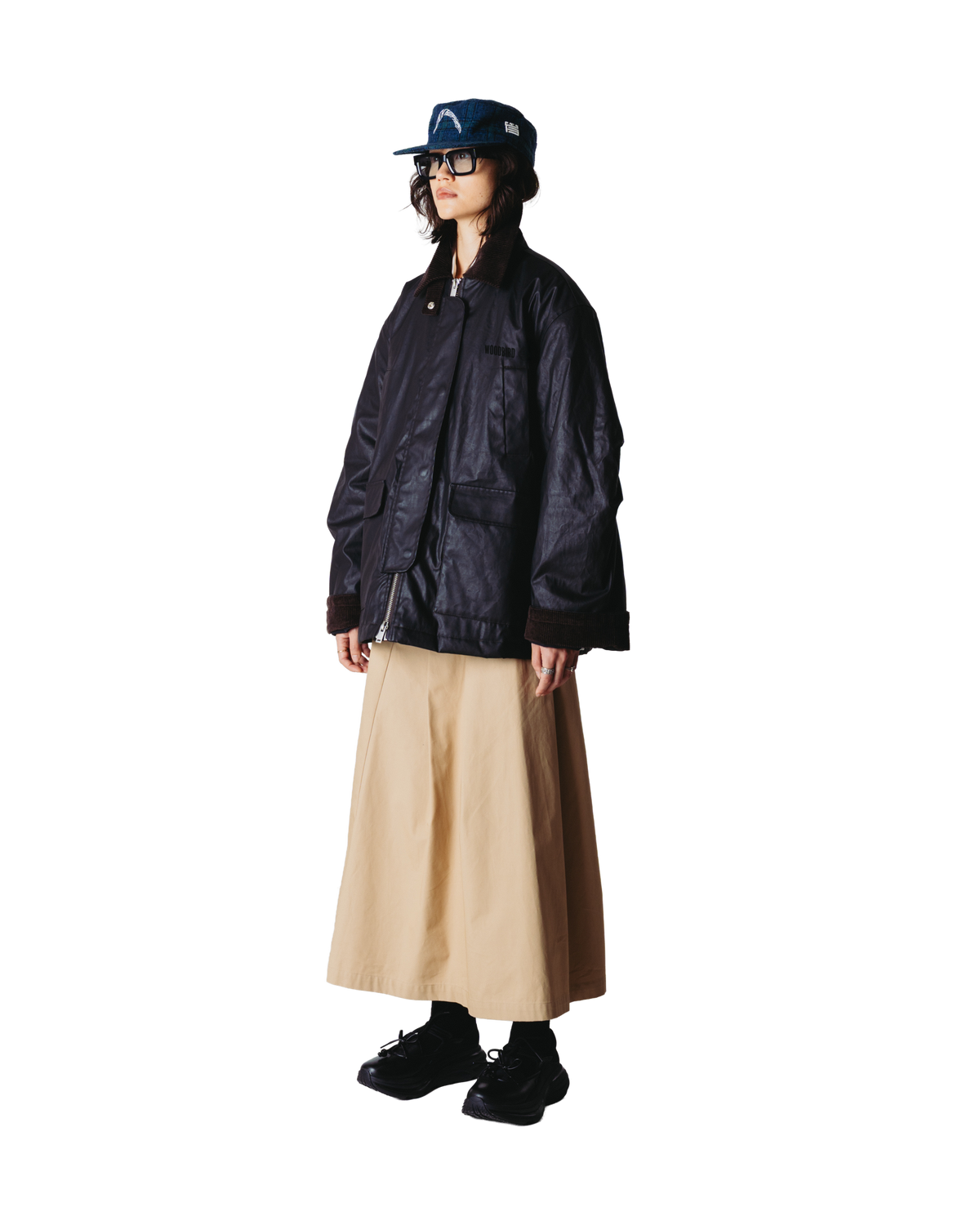 Woodbird Female WBRui Waxed Jacket Outerwear Black