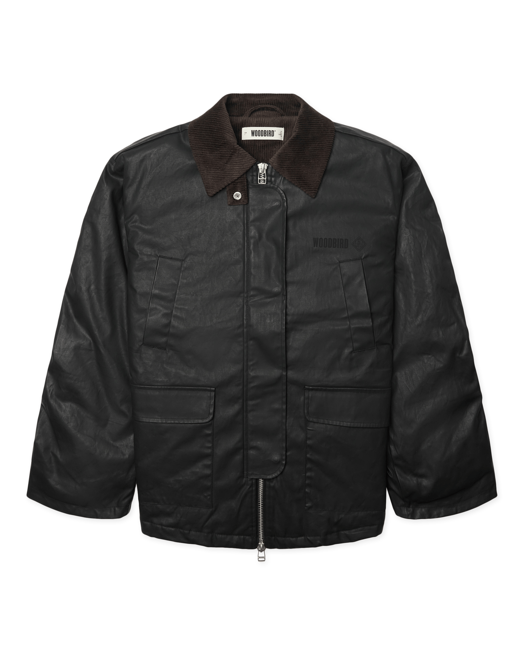 Woodbird Female WBRui Waxed Jacket Outerwear Black