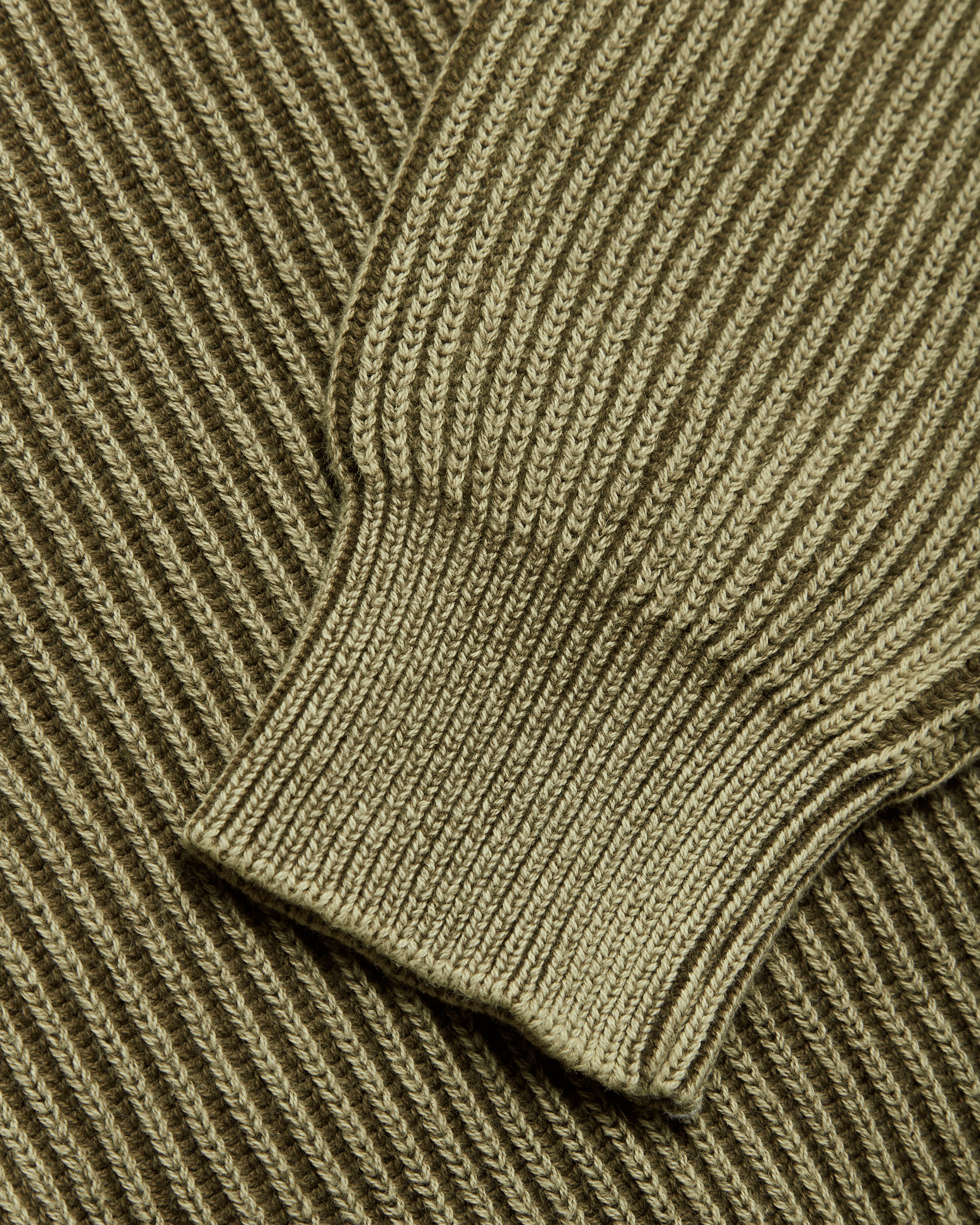 Woodbird WBSake Washed Crew Knits Dark Olive