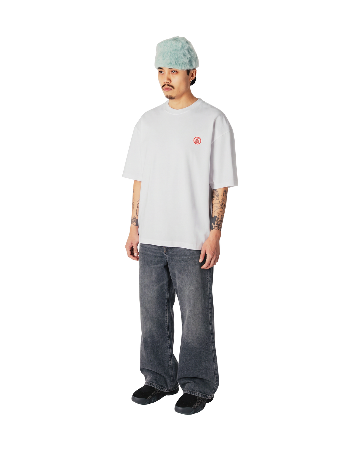 Woodbird WBSanji Flare Zinc Jeans Jeans Grey
