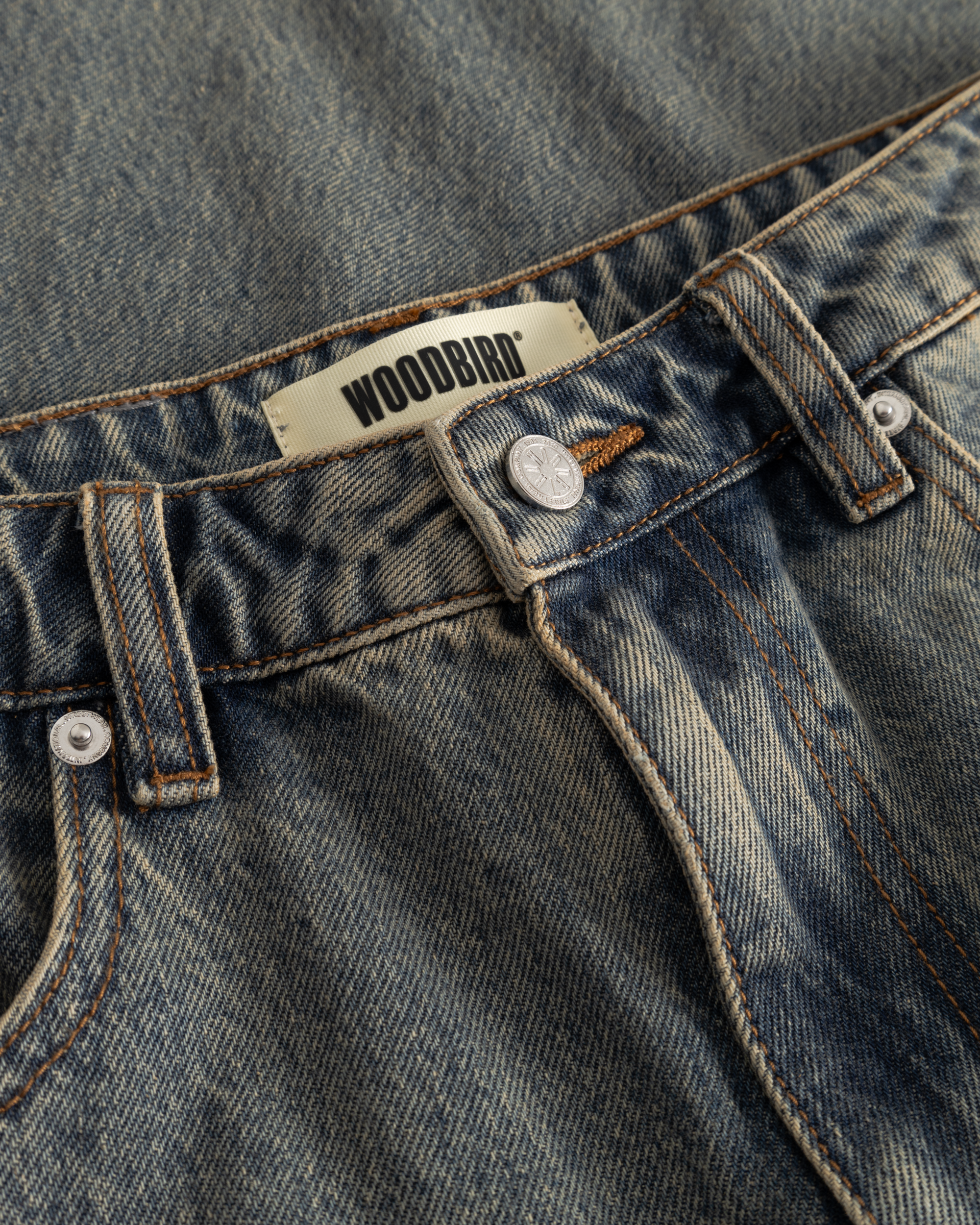 Woodbird Female WBShan Aged Shorts Shorts Dark Blue