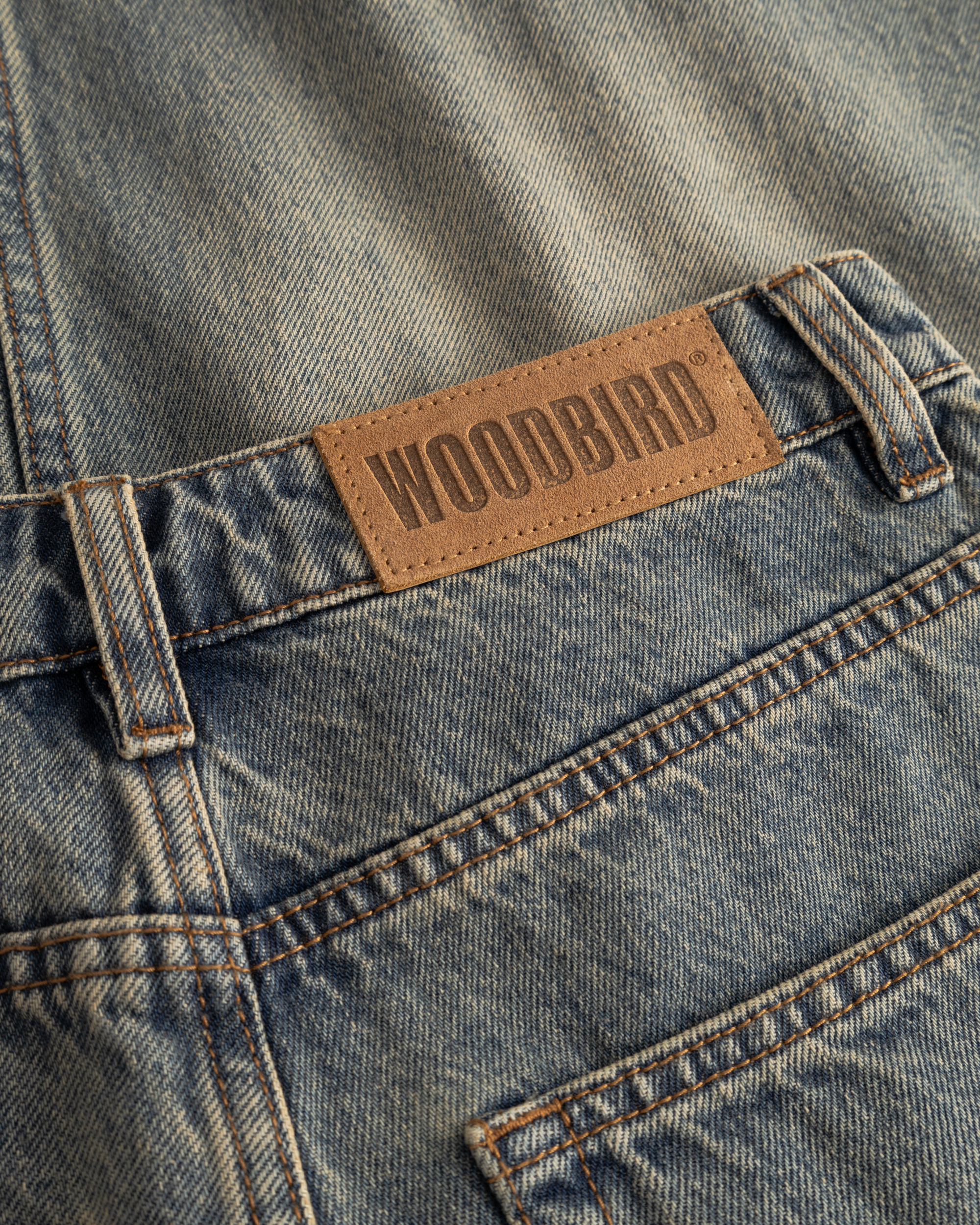 Woodbird Female WBShan Aged Shorts Shorts Dark Blue