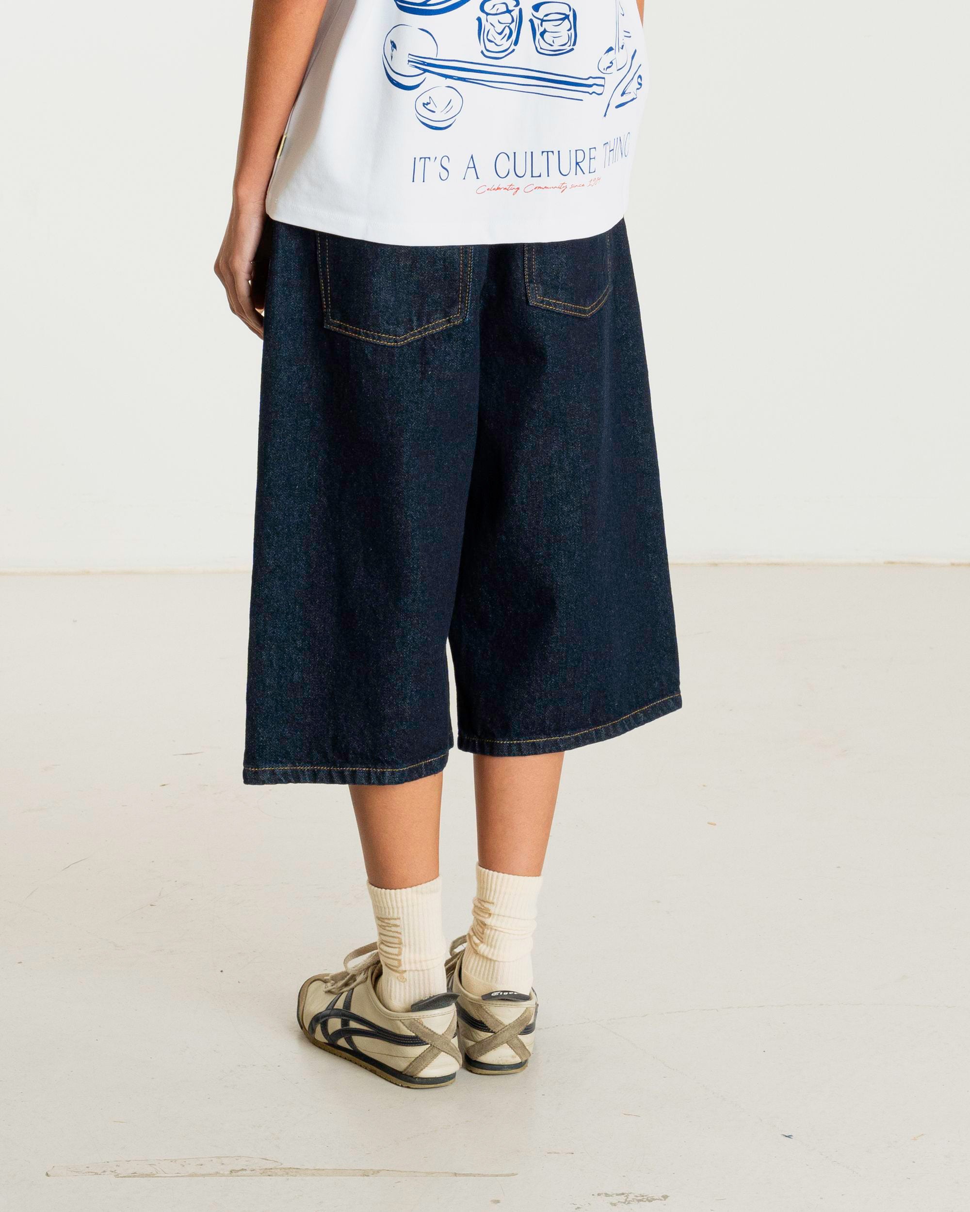 Woodbird Female WBShan Bermuda Shorts Shorts Dark Blue