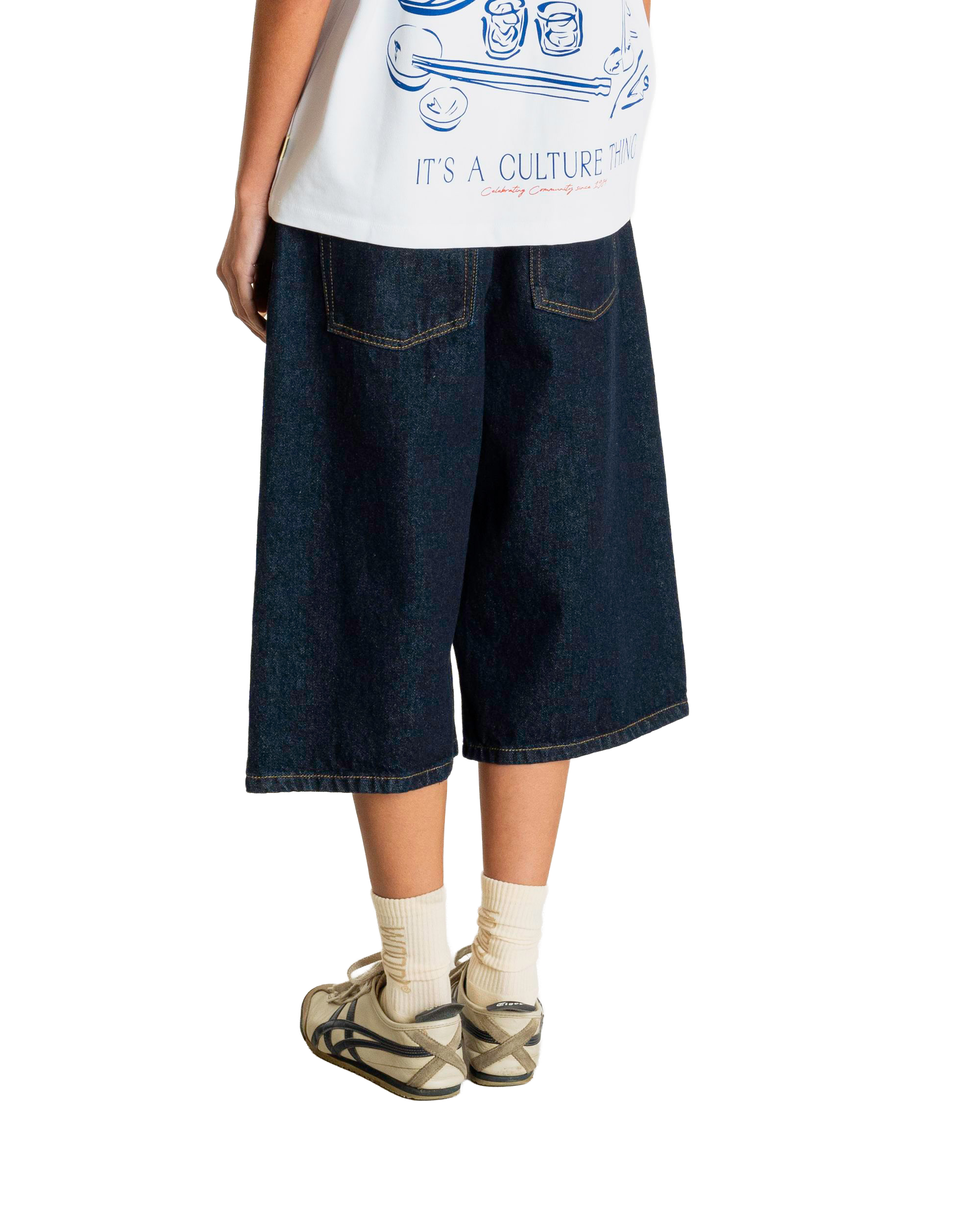 Woodbird Female WBShan Bermuda Shorts Shorts Dark Blue