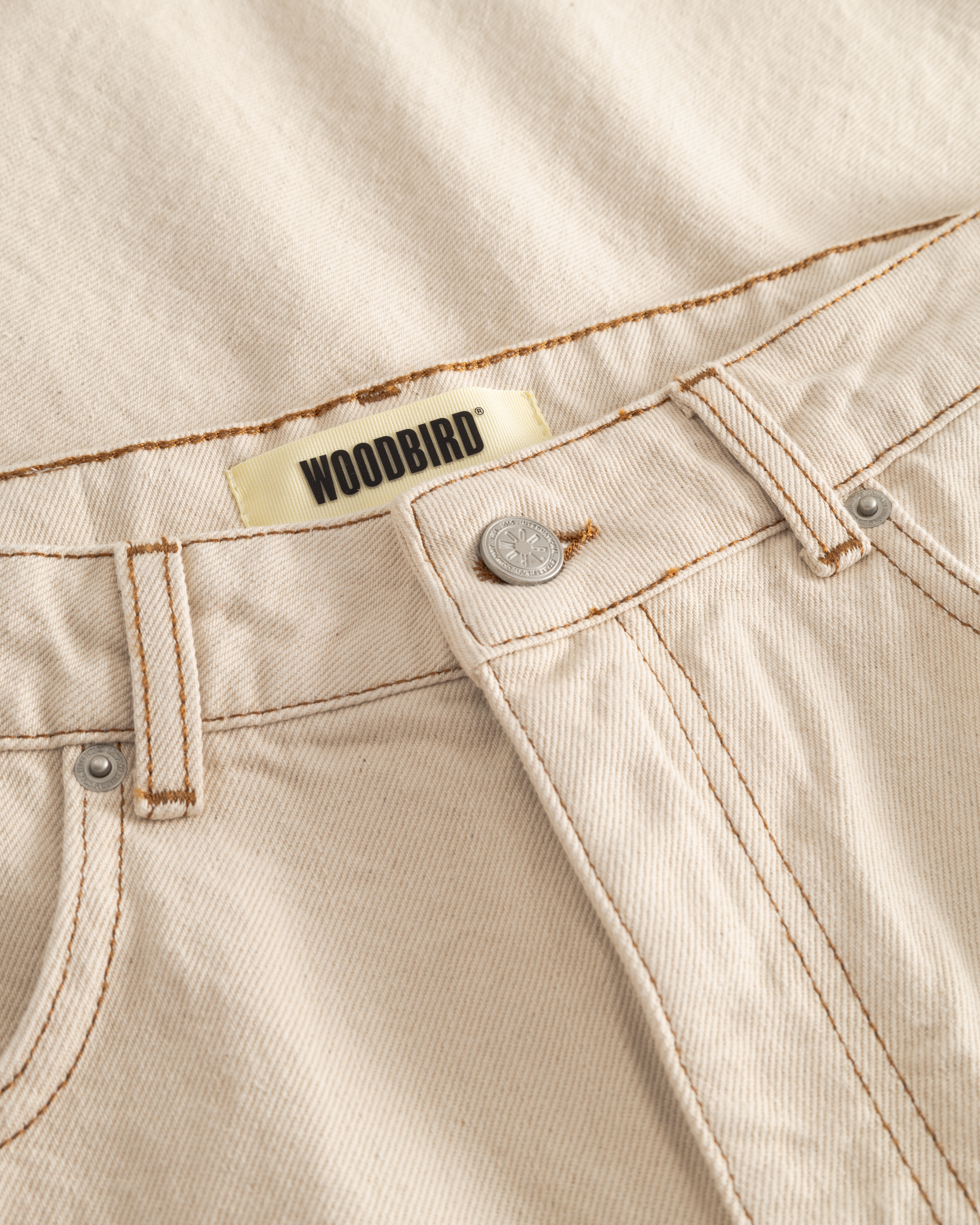 Woodbird Female WBShan OW Denim Shorts Shorts Off White