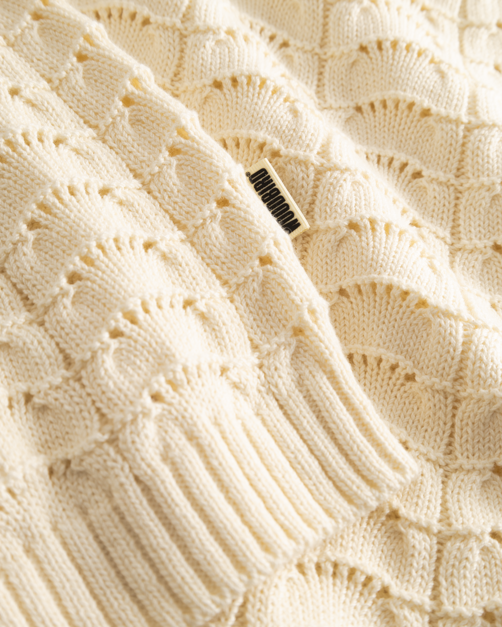 Woodbird WBShimo Wave Polo Knits Off White