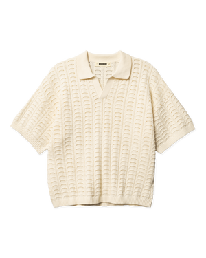 Woodbird WBShimo Wave Polo Knits Off White