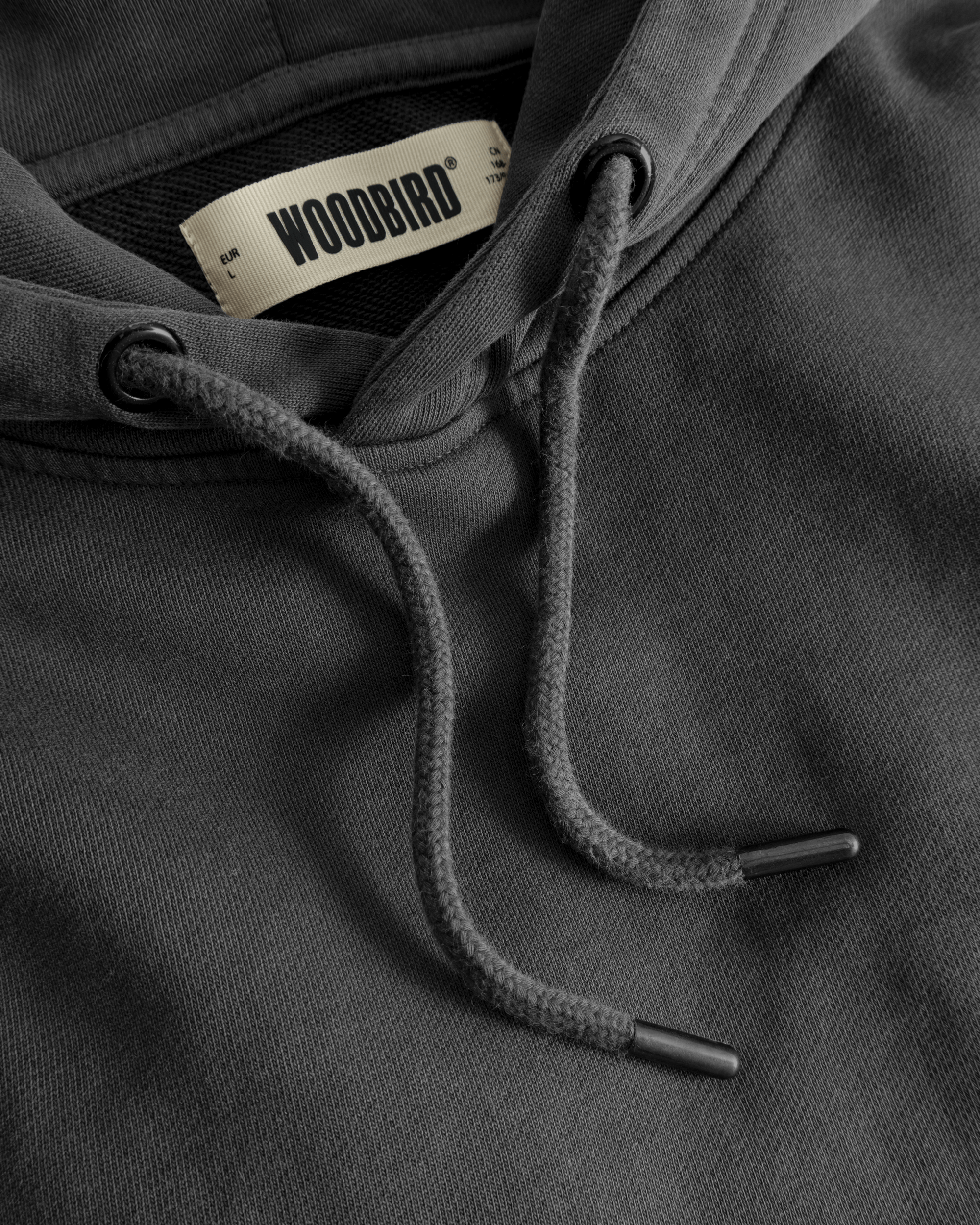 Woodbird WBSho Washed Hoodie Sweats Black