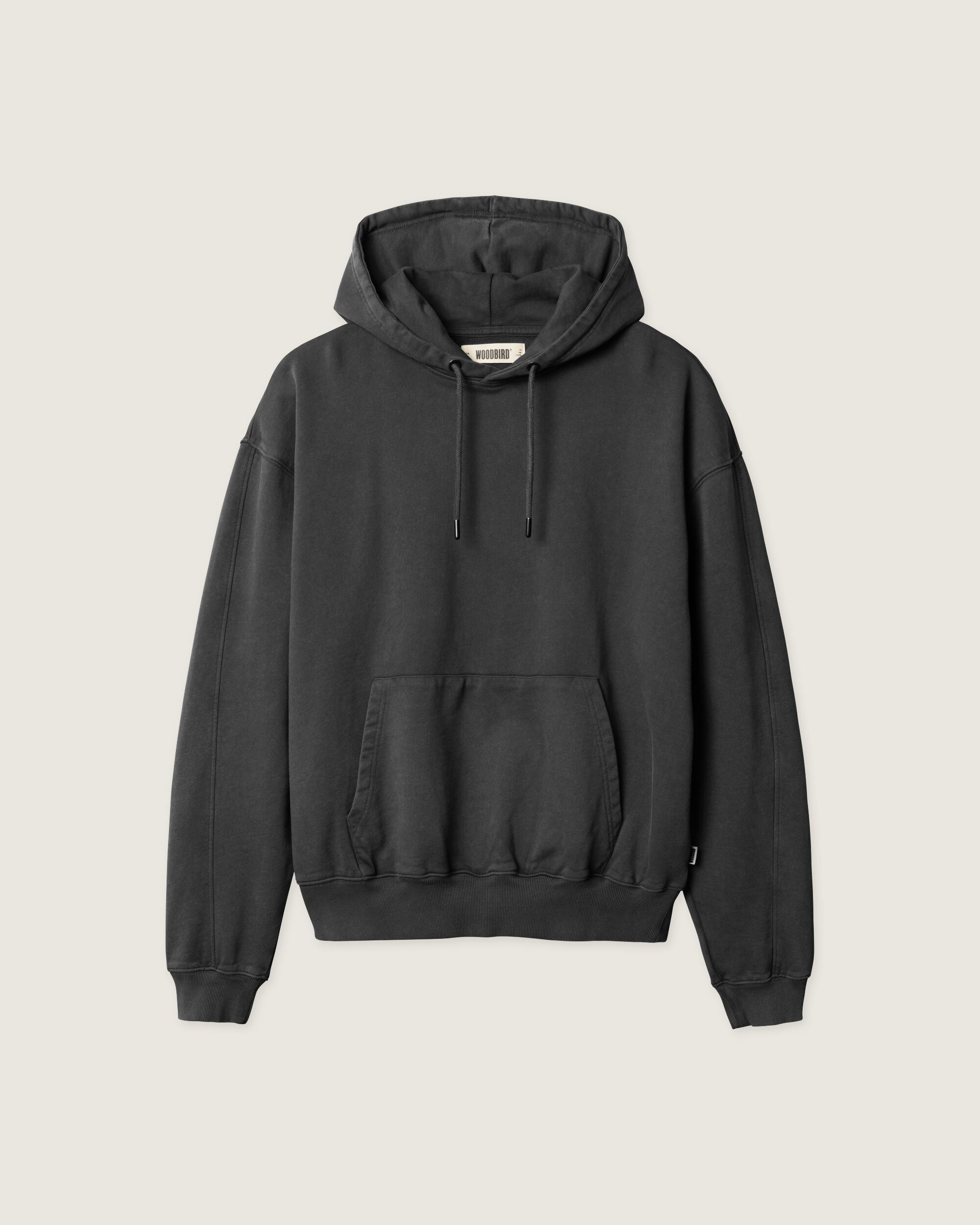 Woodbird WBSho Washed Hoodie Sweats Black