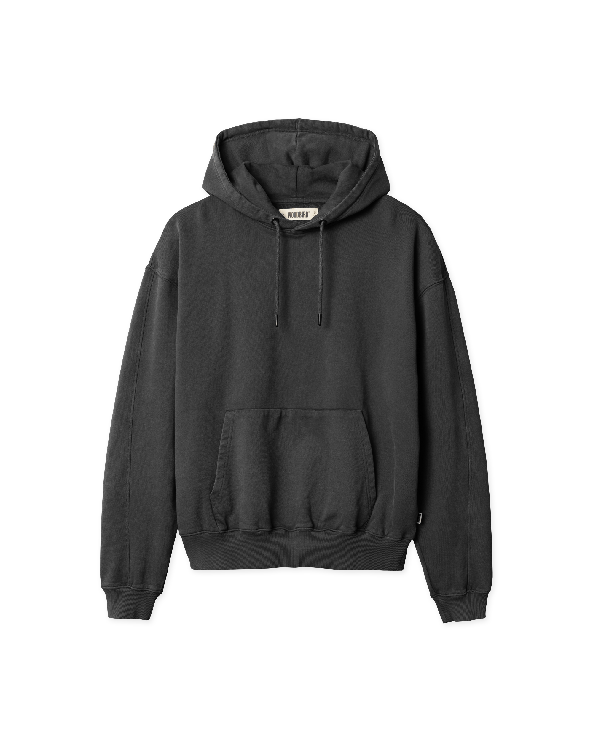 Woodbird WBSho Washed Hoodie Sweats Black