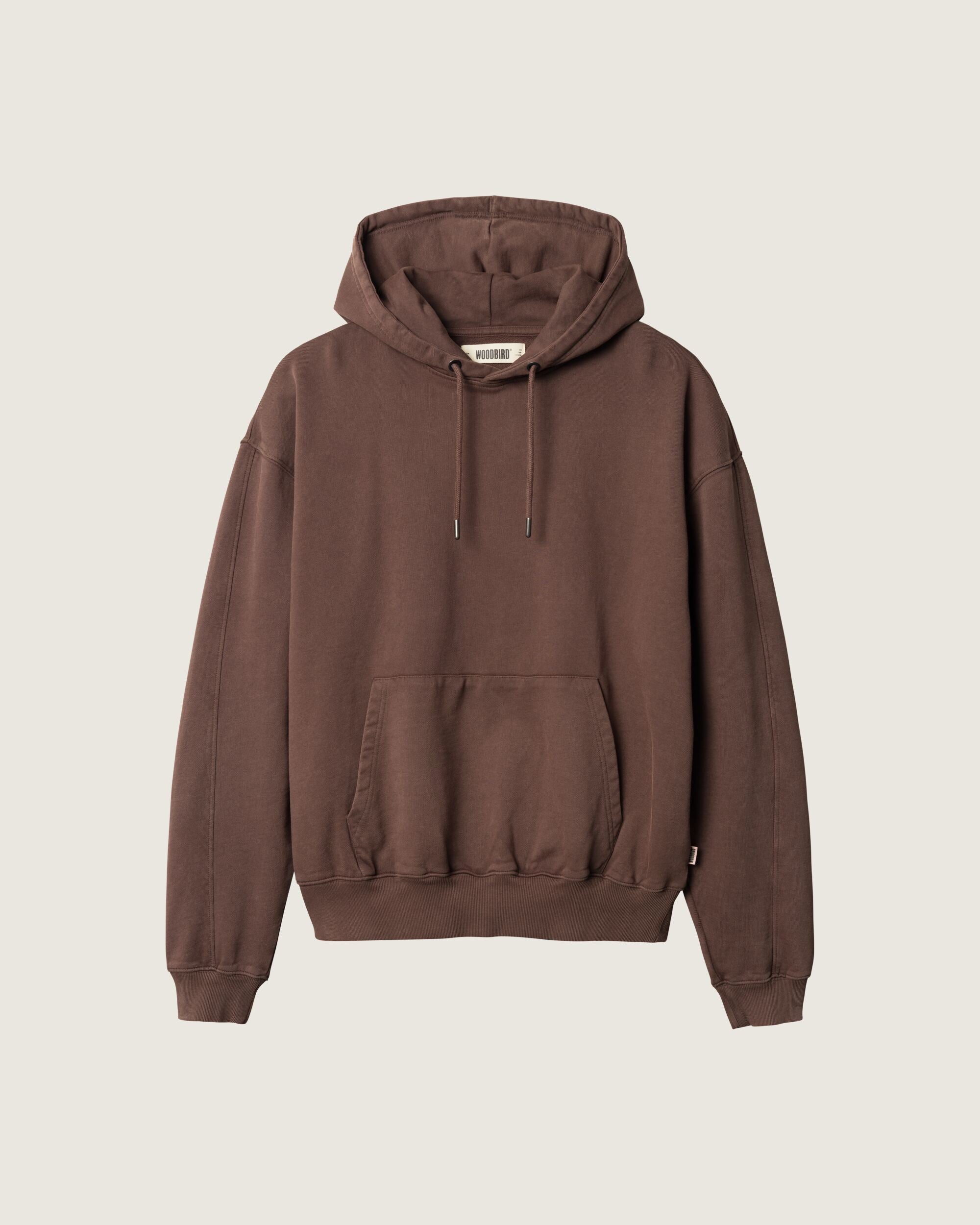 Woodbird WBSho Washed Hoodie Sweats Brown