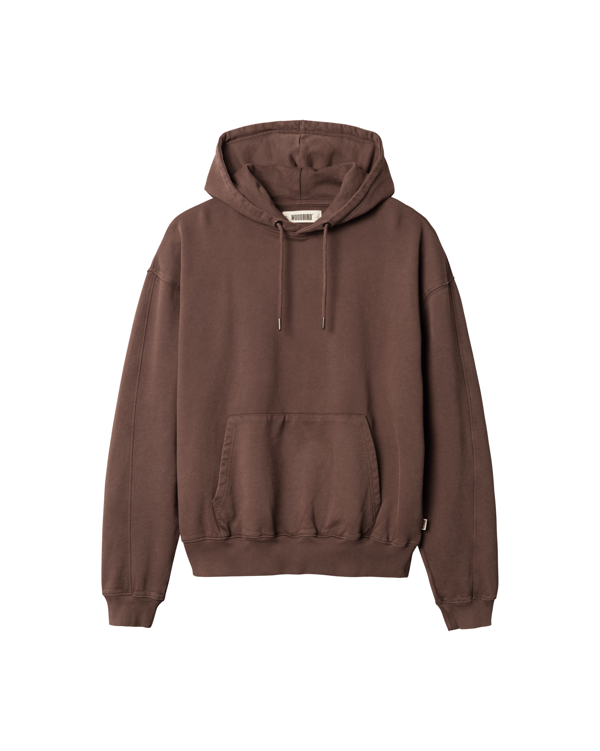 Woodbird WBSho Washed Hoodie Sweats Brown