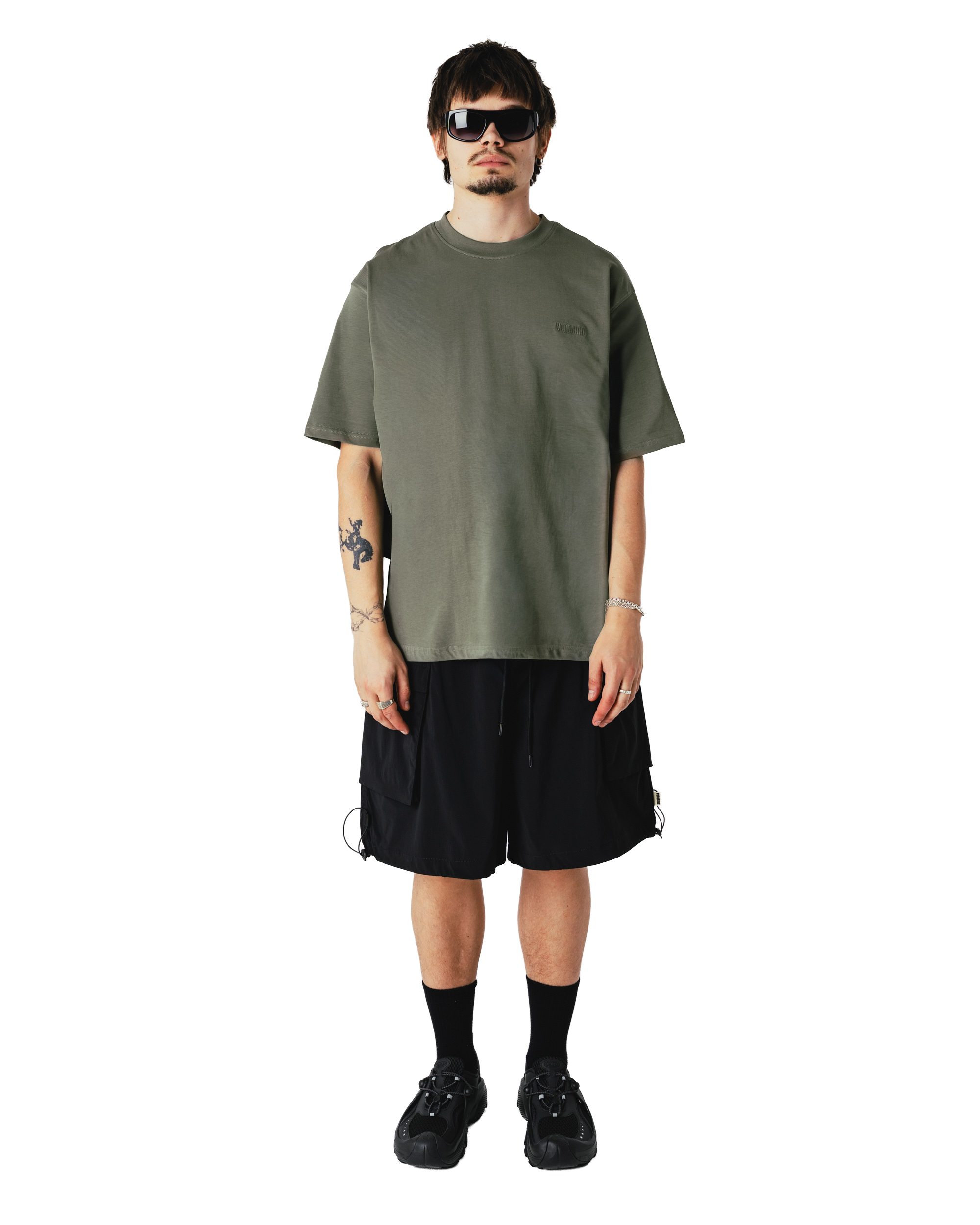 Woodbird WBSmoul Tech Cargo Shorts Shorts Black