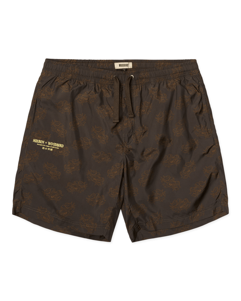 Woodbird WBStudio NIKBEN Trunks Shorts Brown