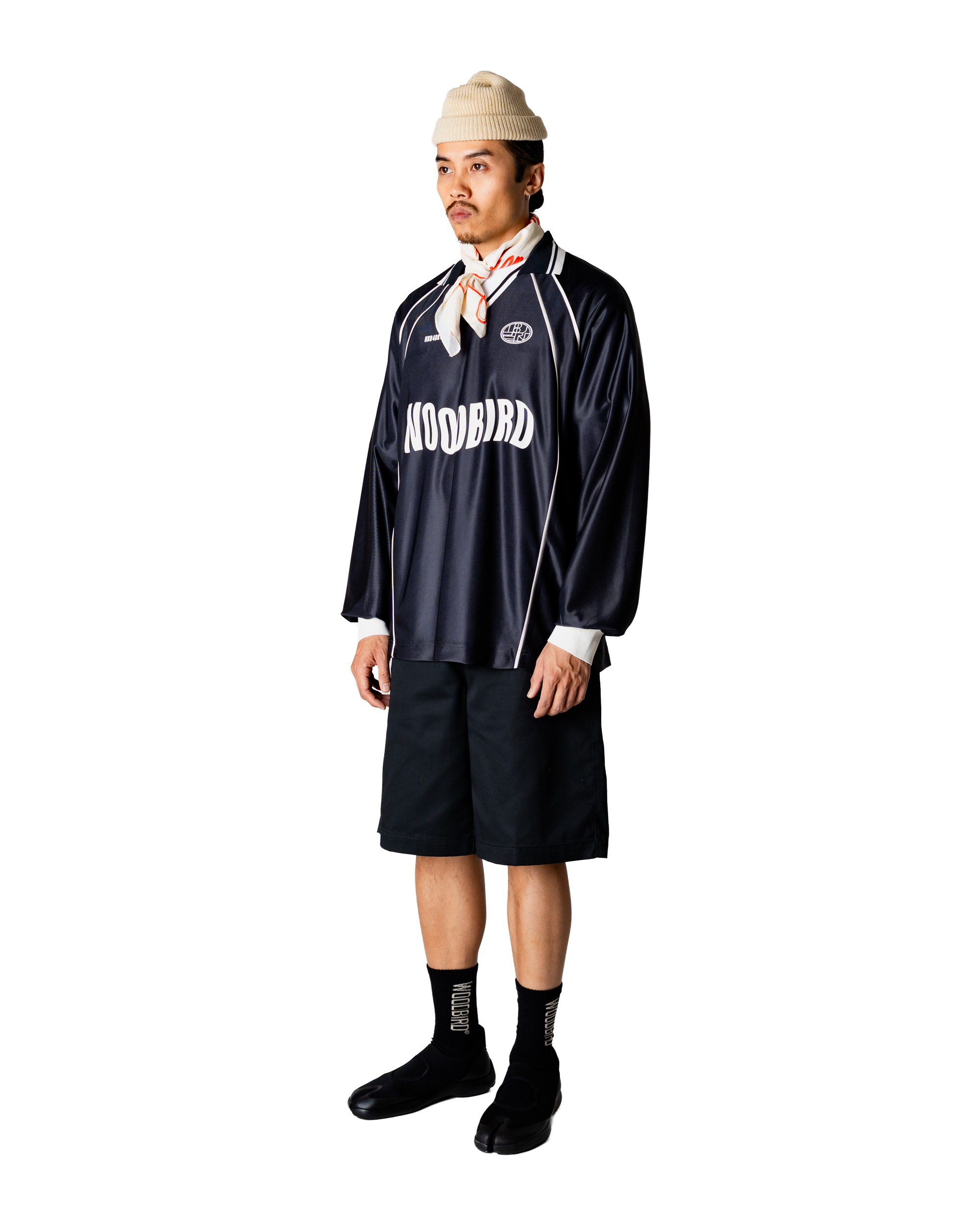 Woodbird WBTaka L/S Sports Polo T-Shirts Black