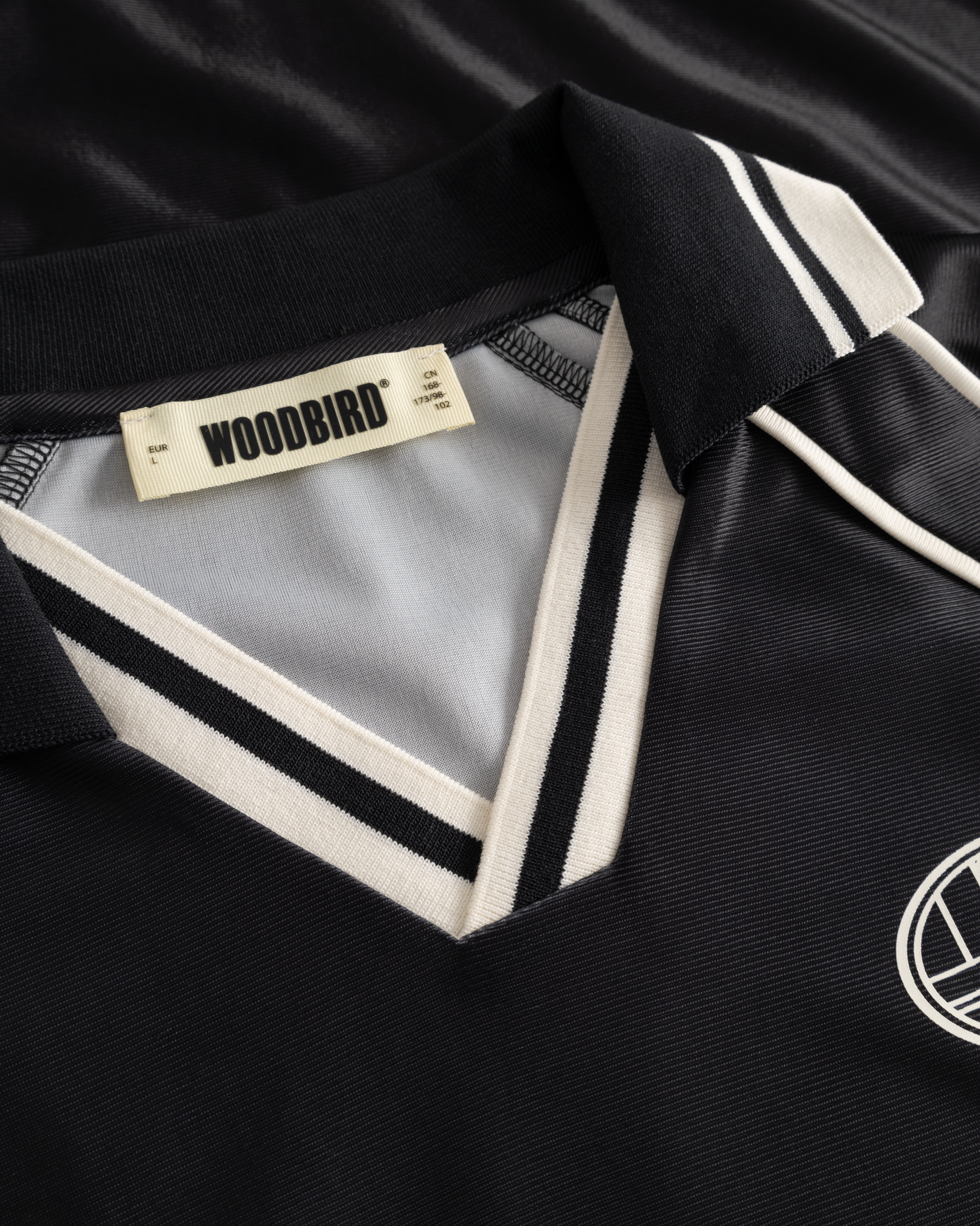 Woodbird WBTaka L/S Sports Polo T-Shirts Black
