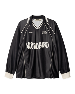 Woodbird WBTaka L/S Sports Polo T-Shirts Black