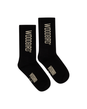 Woodbird WBTennis Logo Socks 2 pack Accessories Black