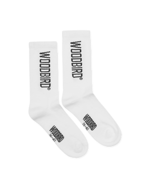 Woodbird WBTennis Logo Socks 2 pack Accessories White-Black