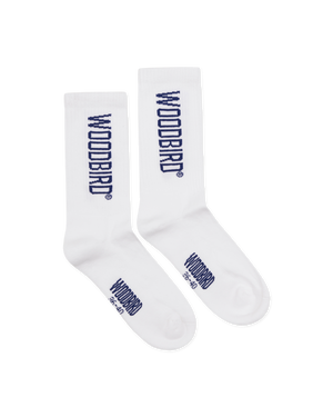 Woodbird WBTennis Logo Socks 2 pack Accessories White