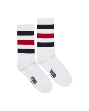 Woodbird WBTennis Socks 2 pack Accessories White-Navy-Red